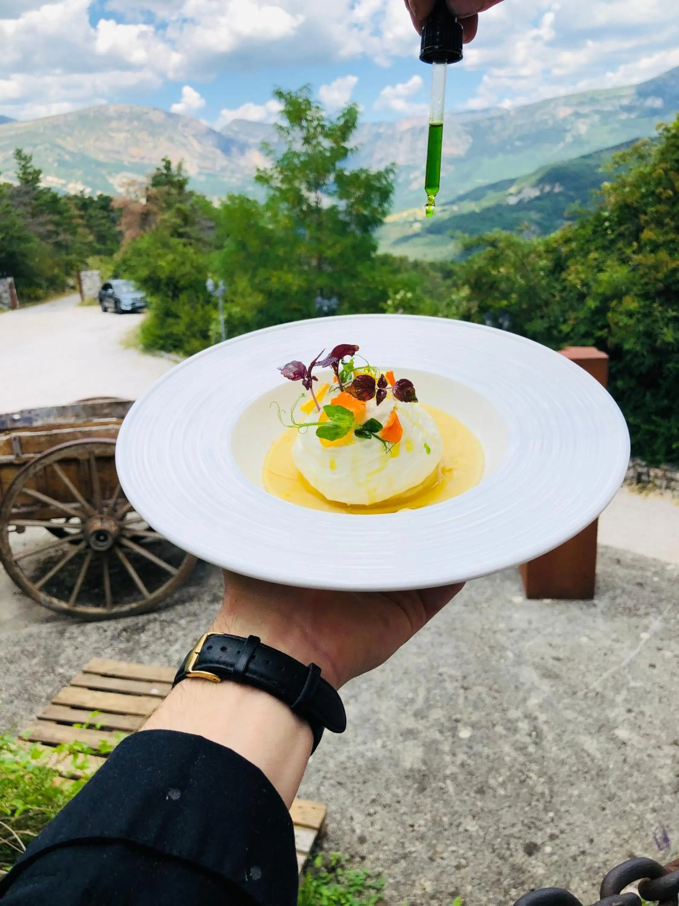 Restaurant/places to eat in Château de Trigance