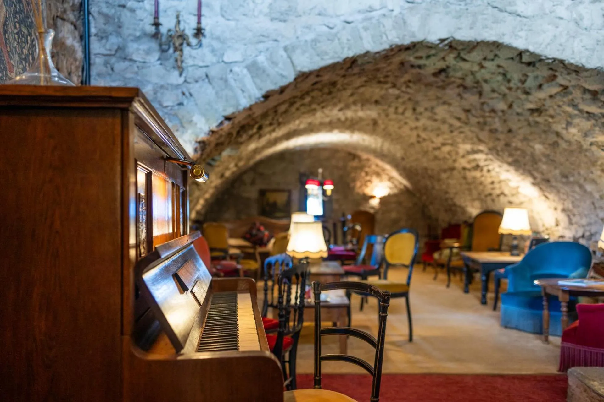 Living room in Château de Trigance
