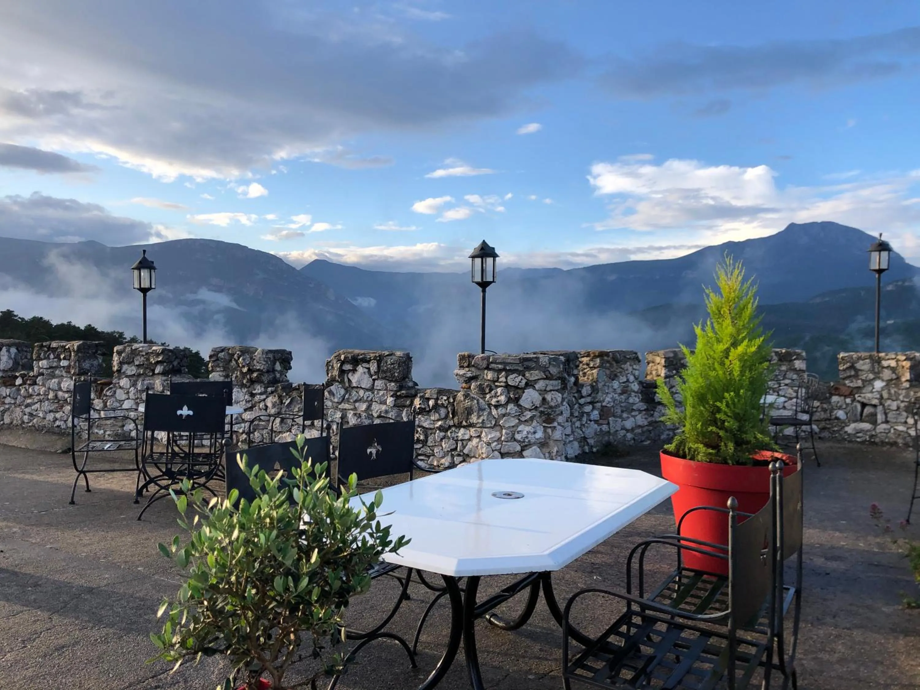 Balcony/Terrace in Château de Trigance