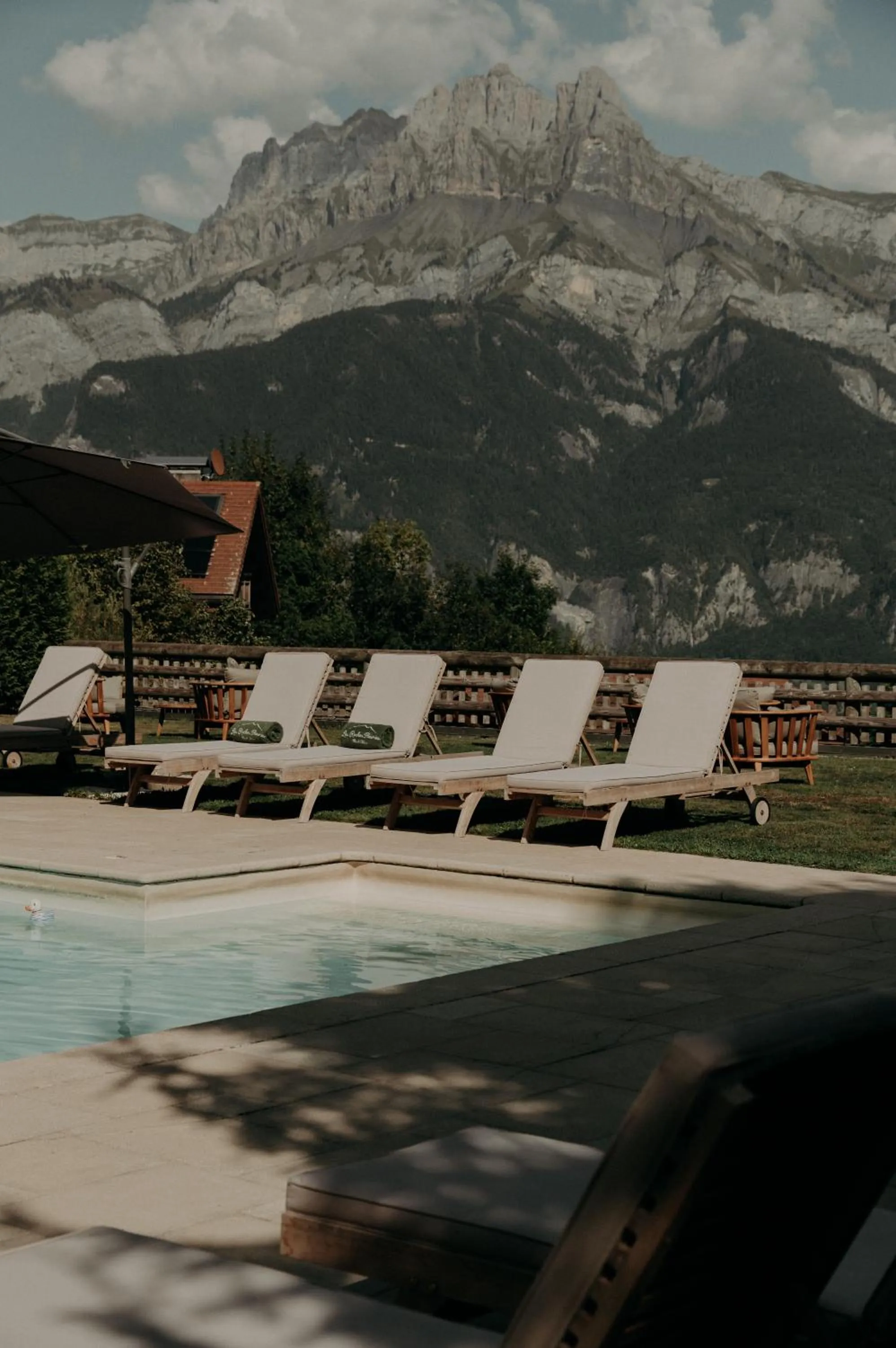Swimming pool in Hôtel Les Roches Fleuries