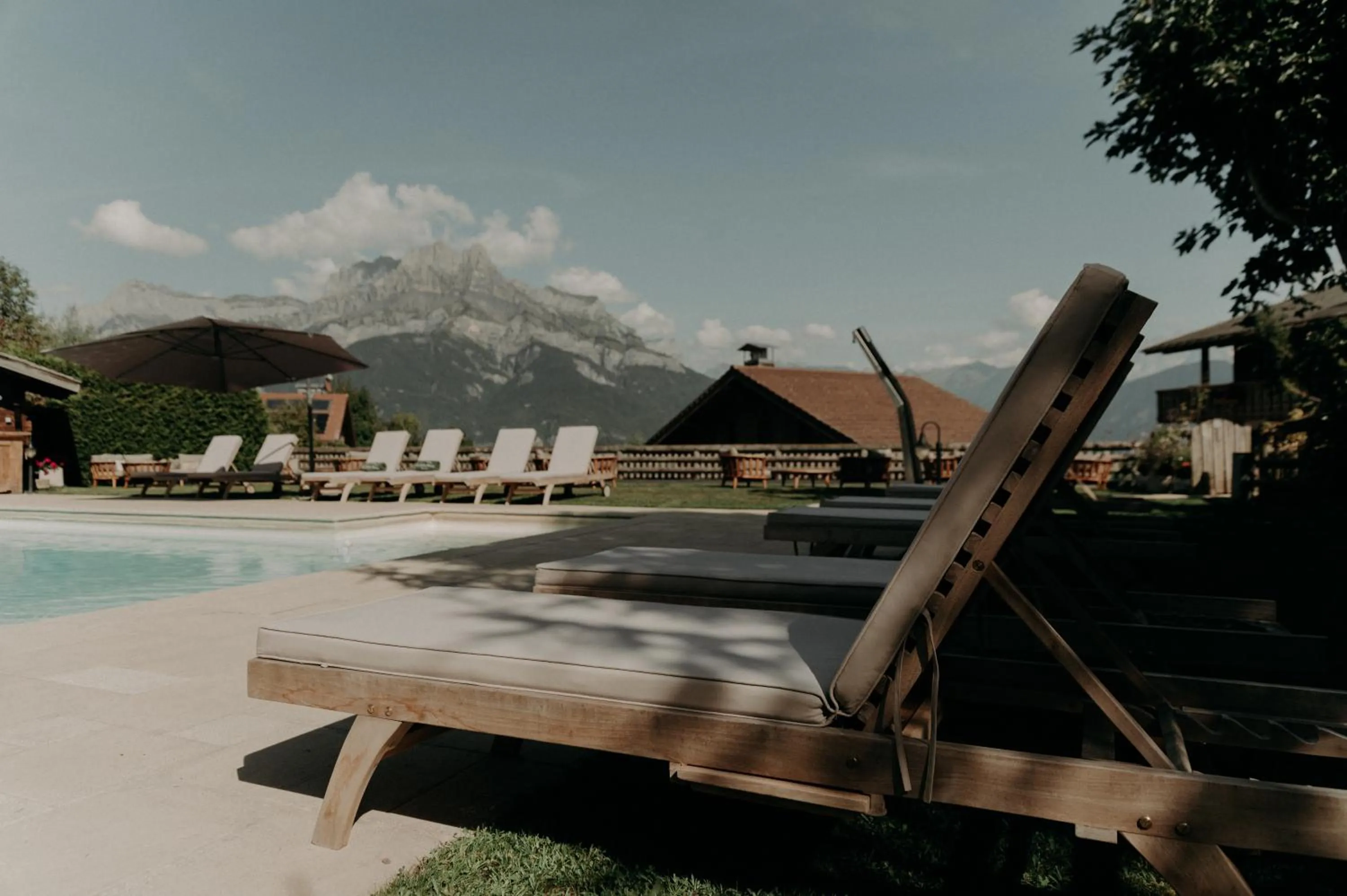 Swimming pool in Hôtel Les Roches Fleuries