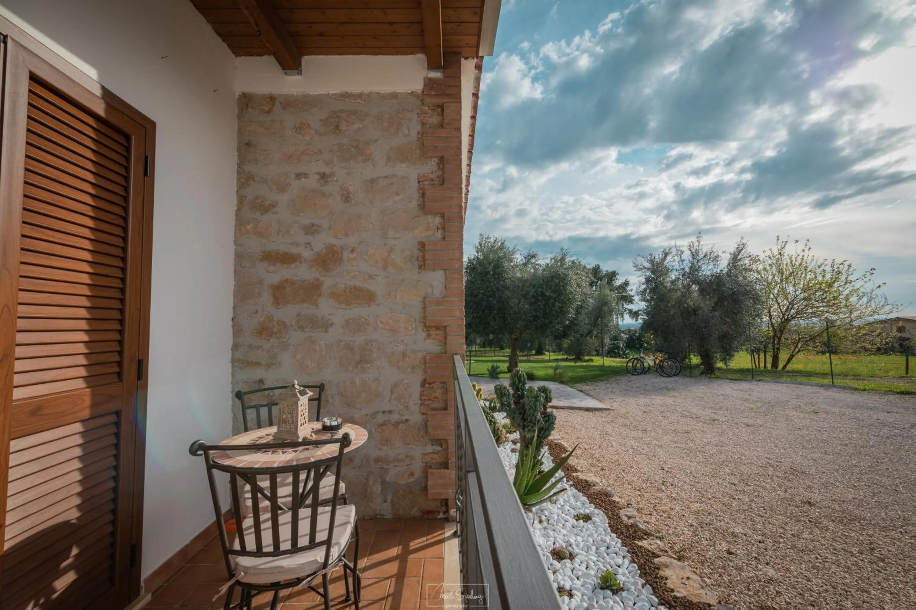 Patio in Agriturismo Country Casale Rufo