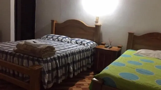 Bed in Finca Hotel La Ponderosa