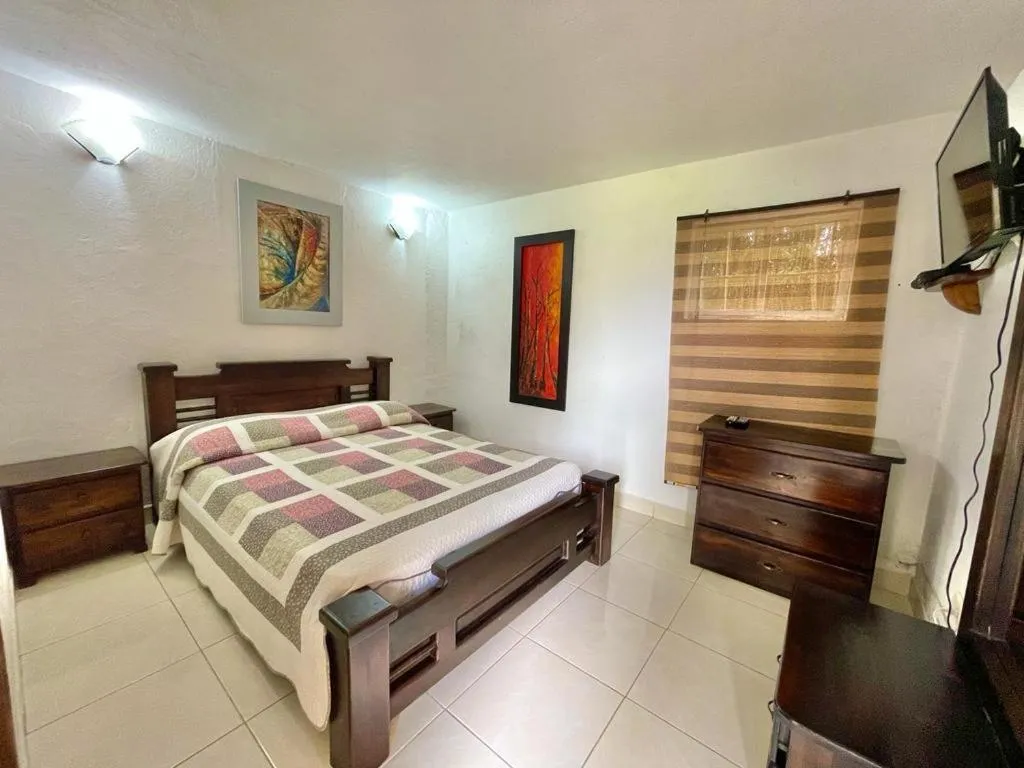 Bed in Finca Hotel La Ponderosa
