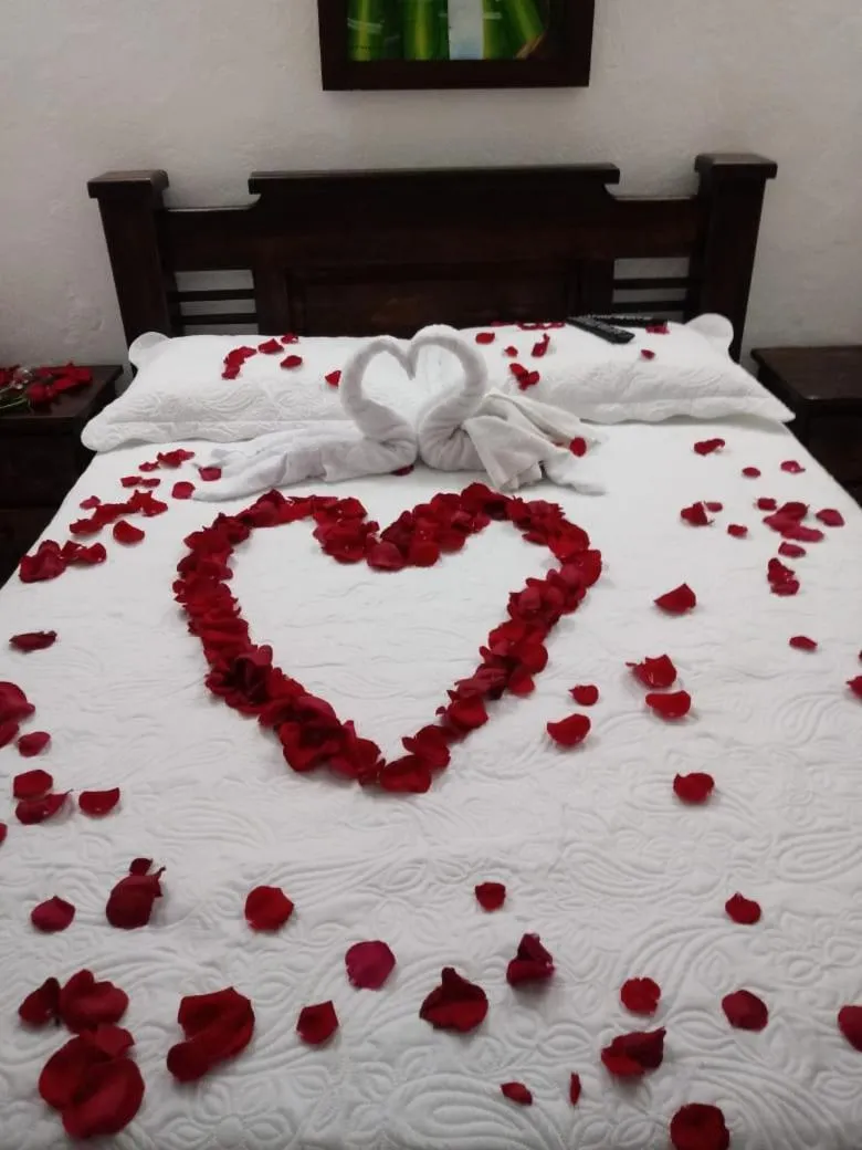 Bed in Finca Hotel La Ponderosa