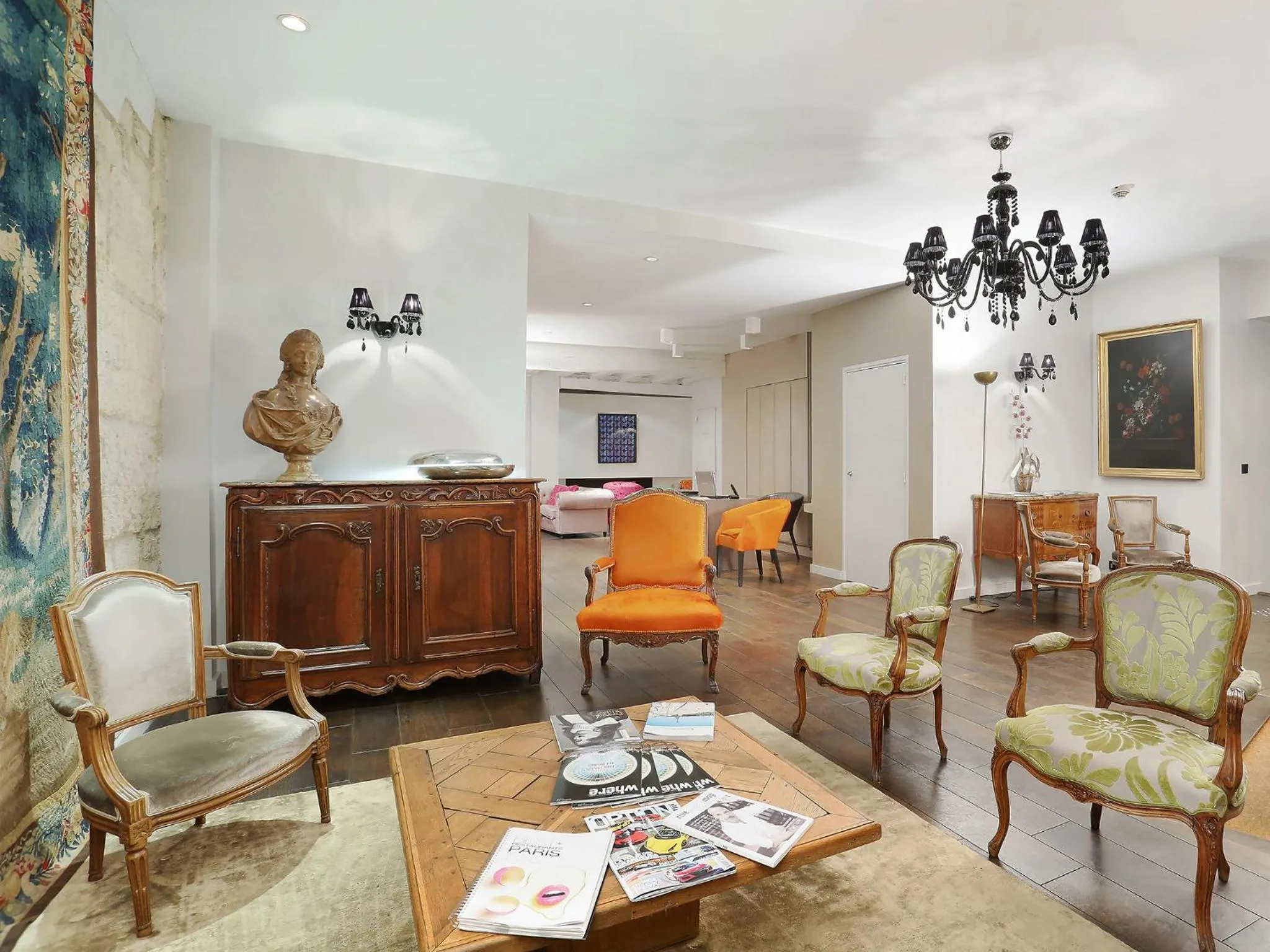 Lobby or reception in Hôtel de Notre-Dame