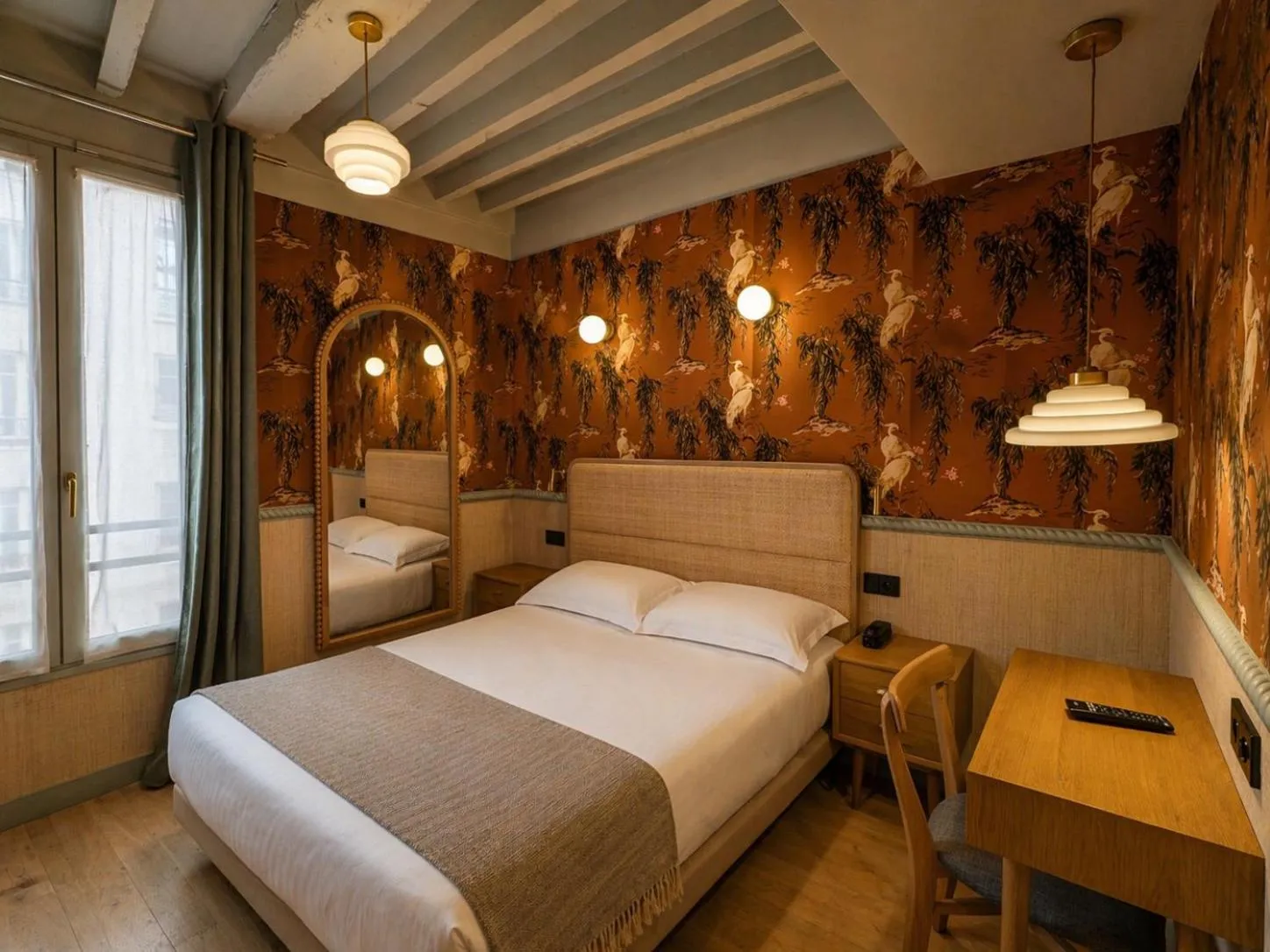 Bed in Hôtel de Notre-Dame