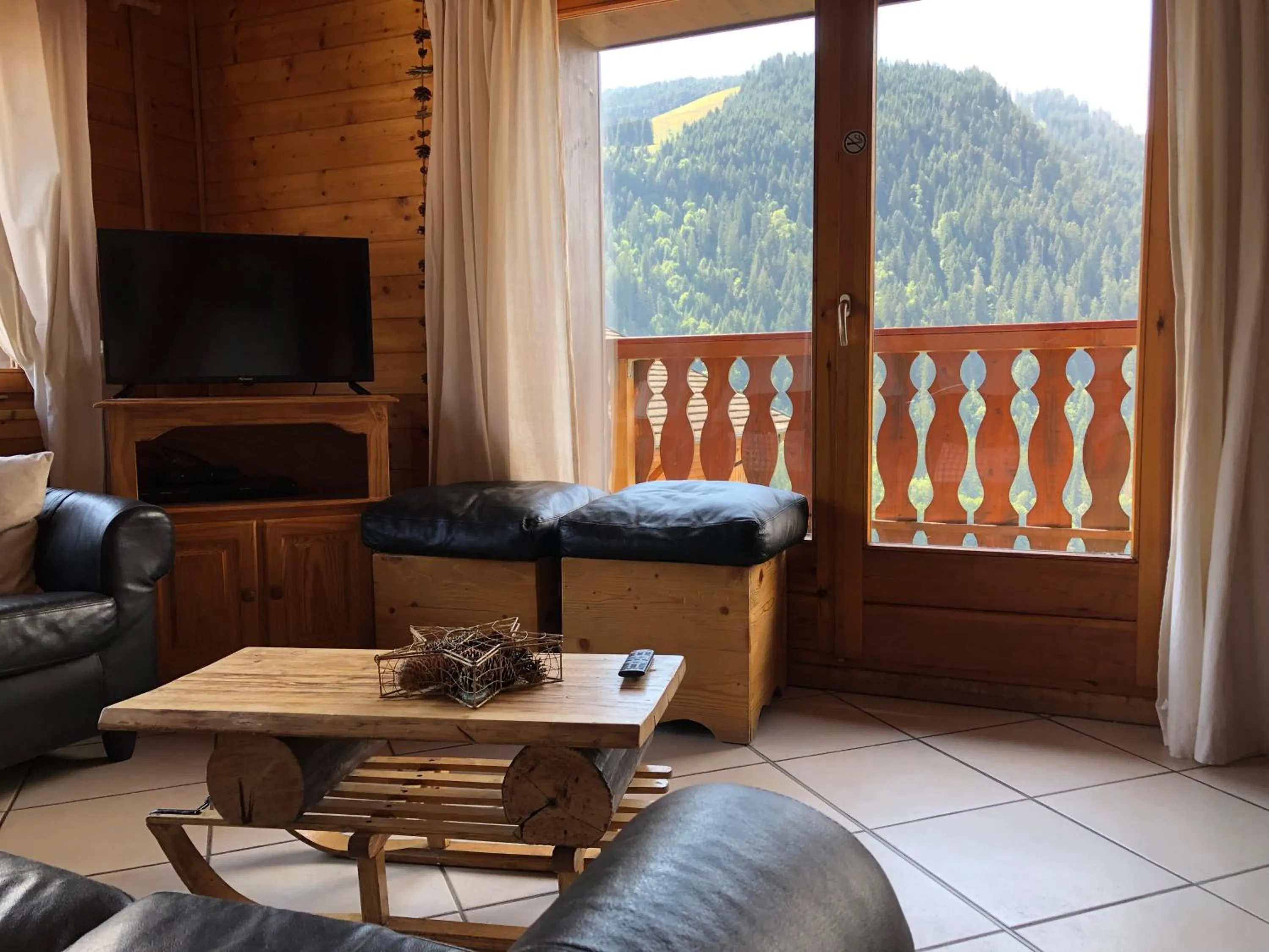 Living room in Central Hostel Chatel