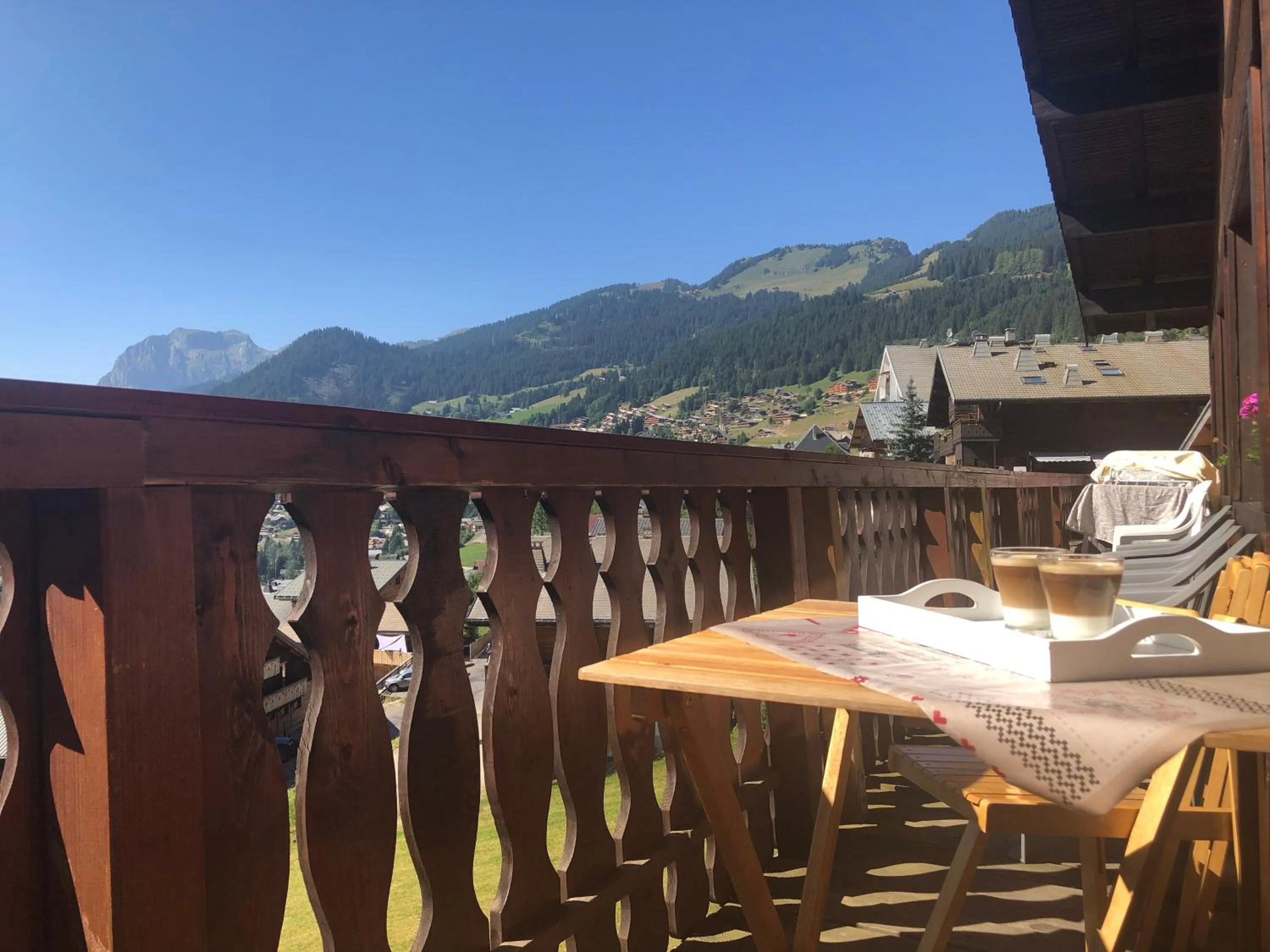Balcony/Terrace in Central Hostel Chatel