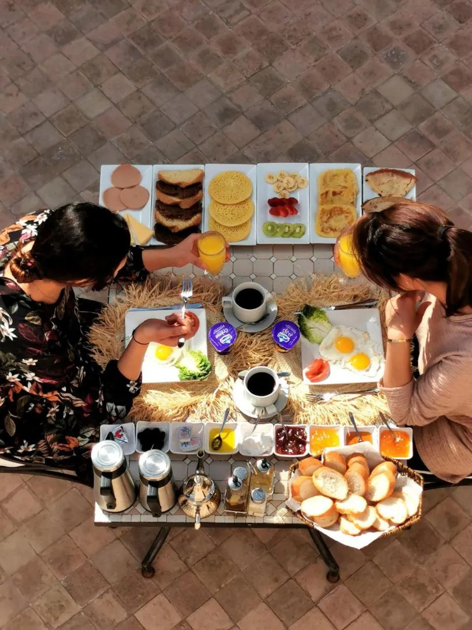 Food and drinks in Riad Bijoux Marrakech