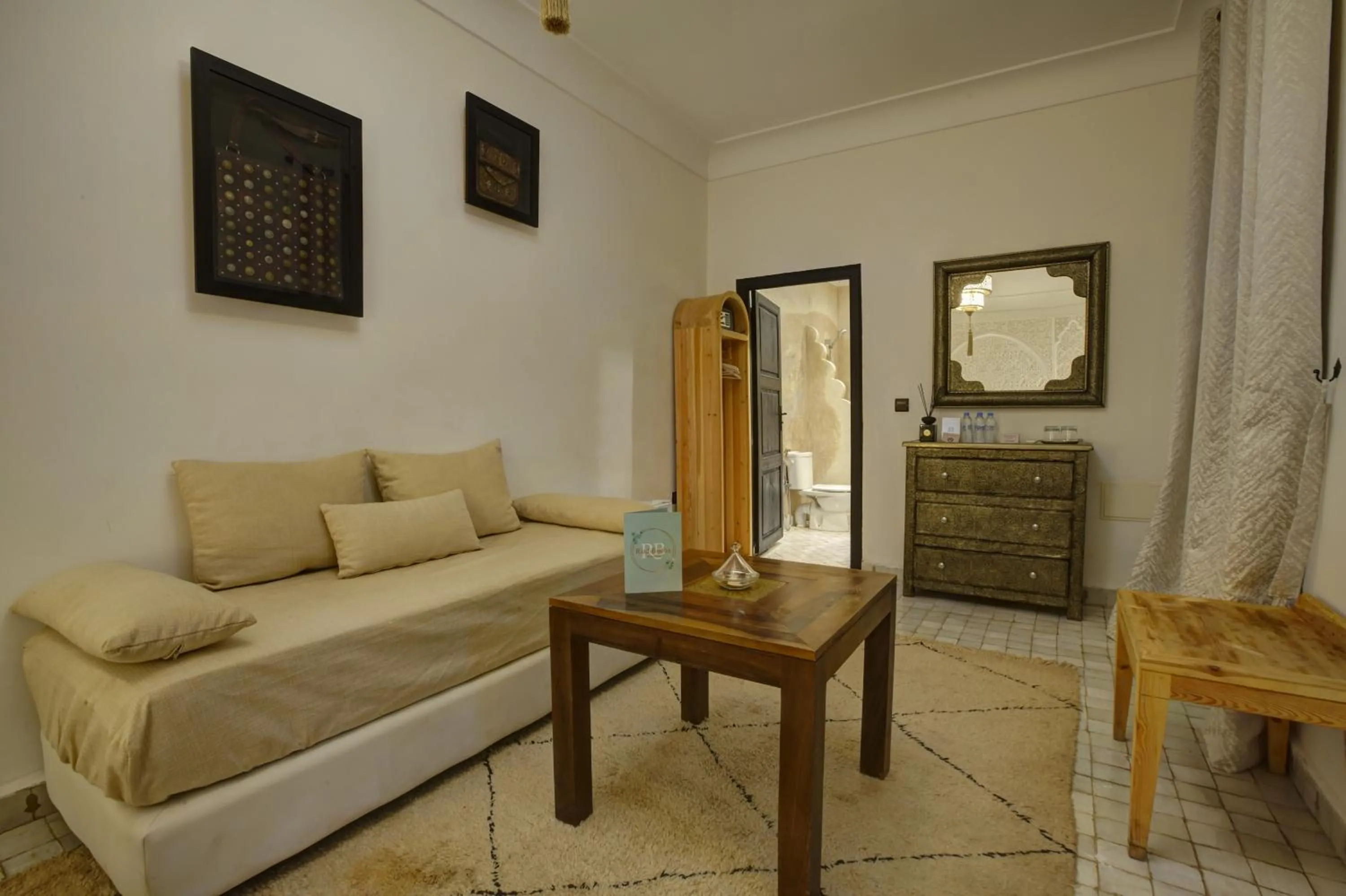 Living room in Riad Bijoux Marrakech