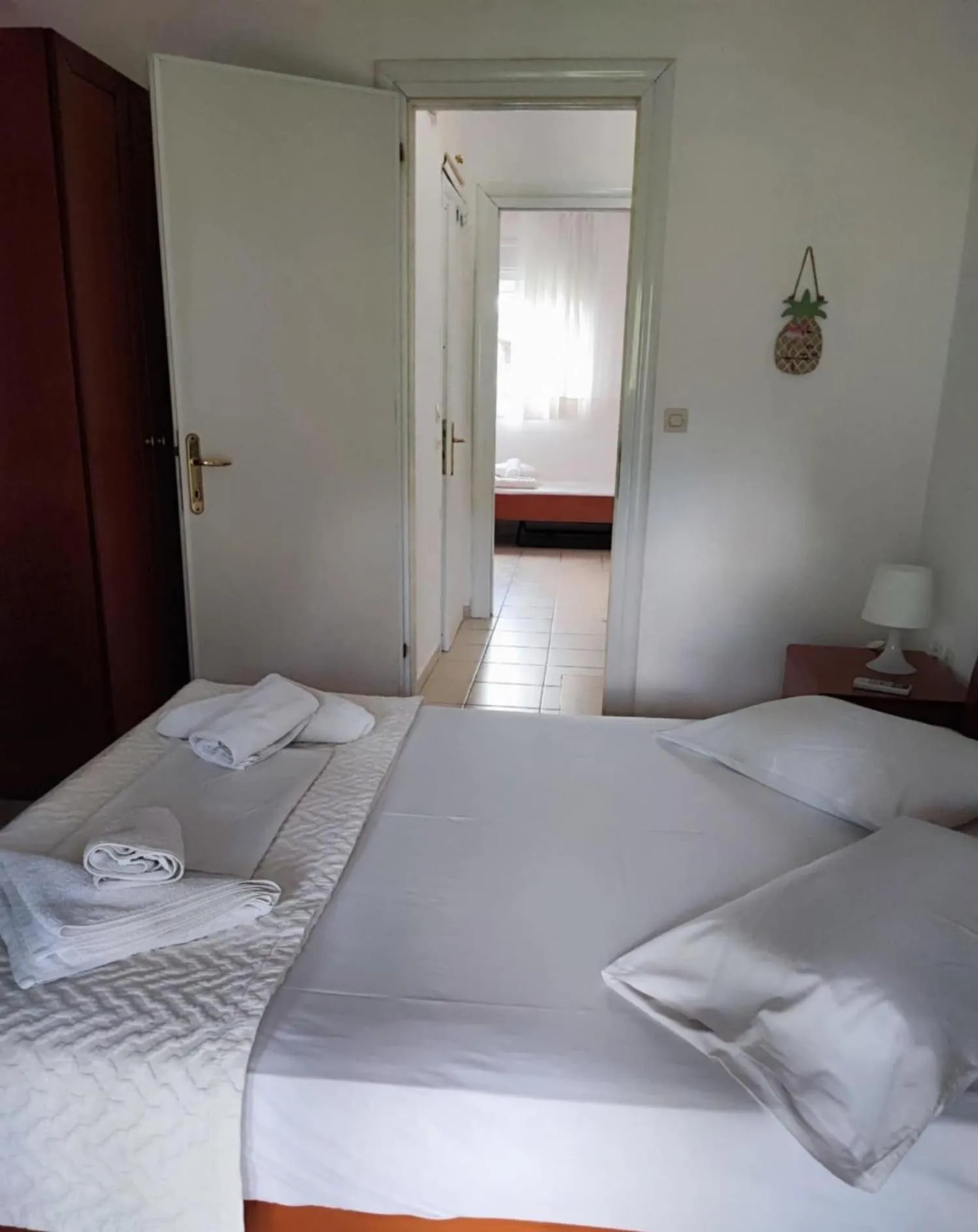 Bed in Siviri Rental Houses