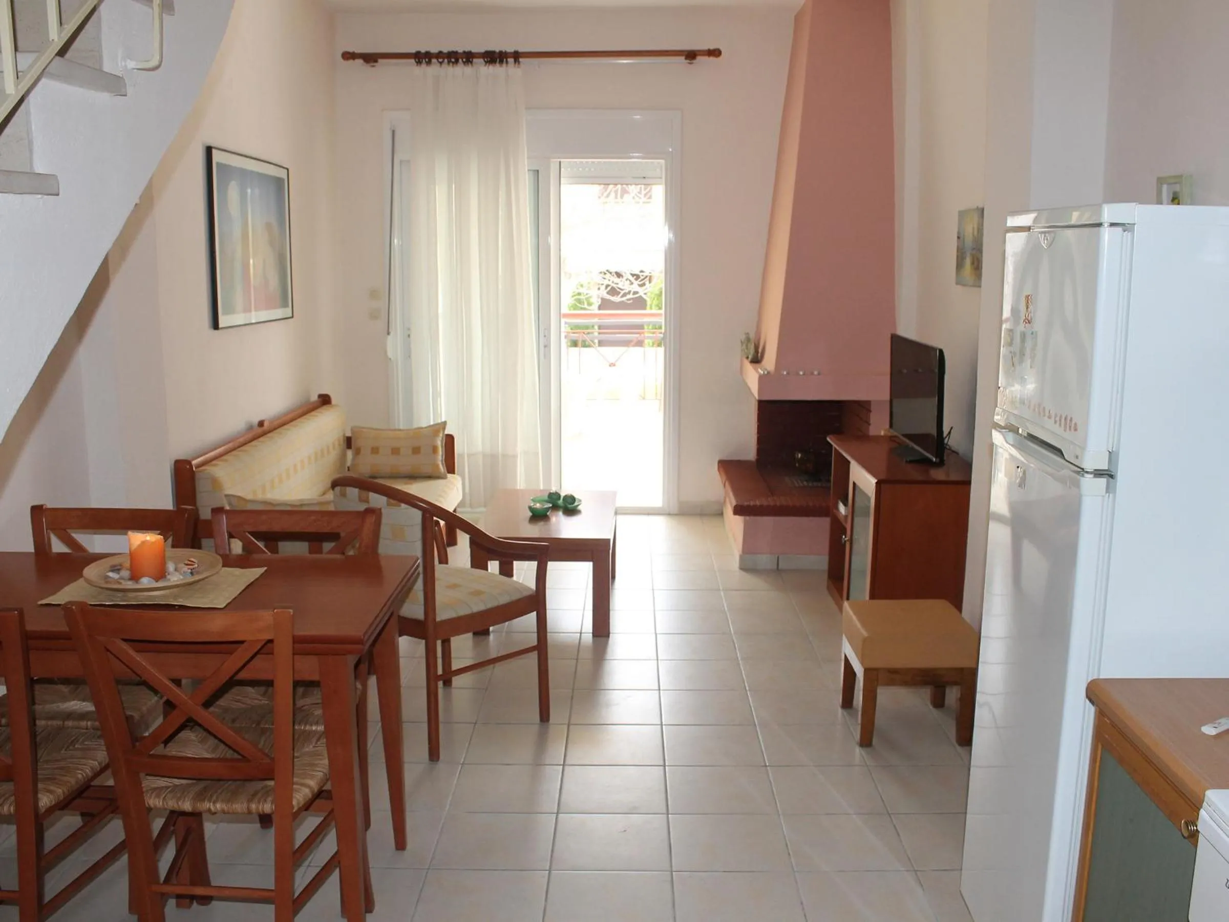 Kitchen or kitchenette in Siviri Rental Houses