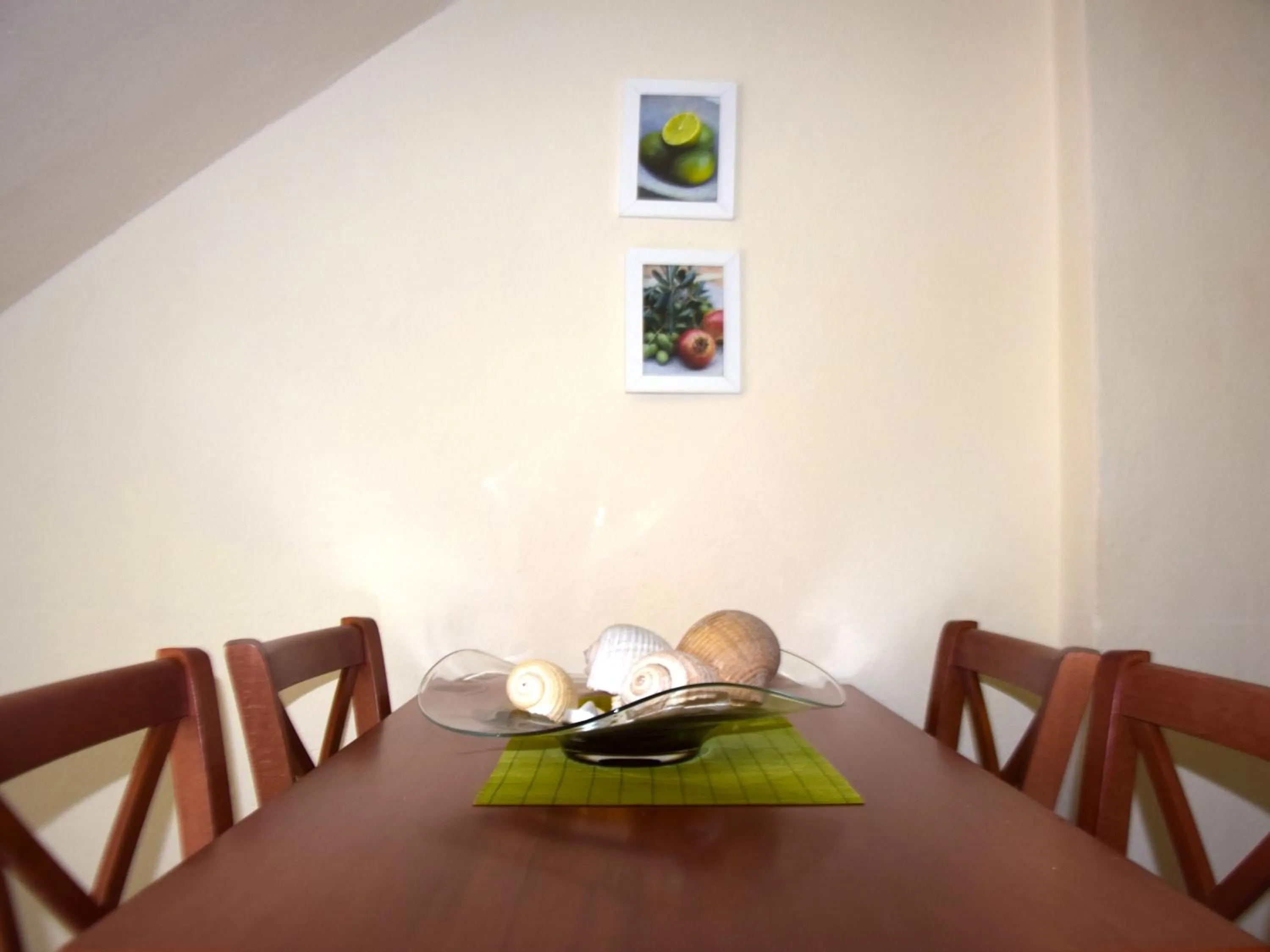 Dining area in Siviri Rental Houses