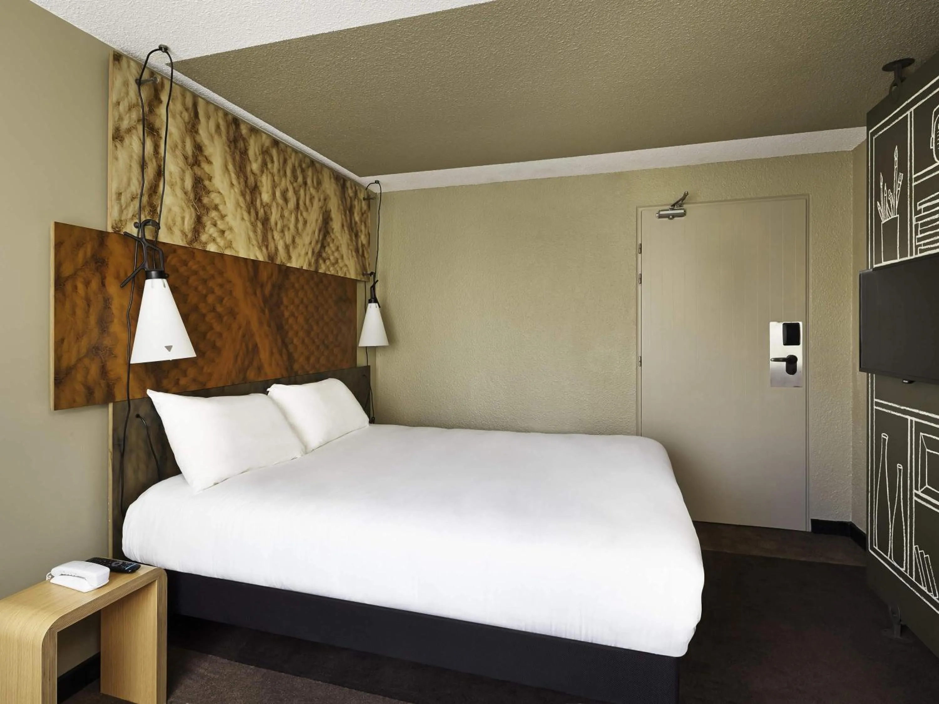 Bedroom, Bed in ibis Marne La Vallee Champs-sur-Marne