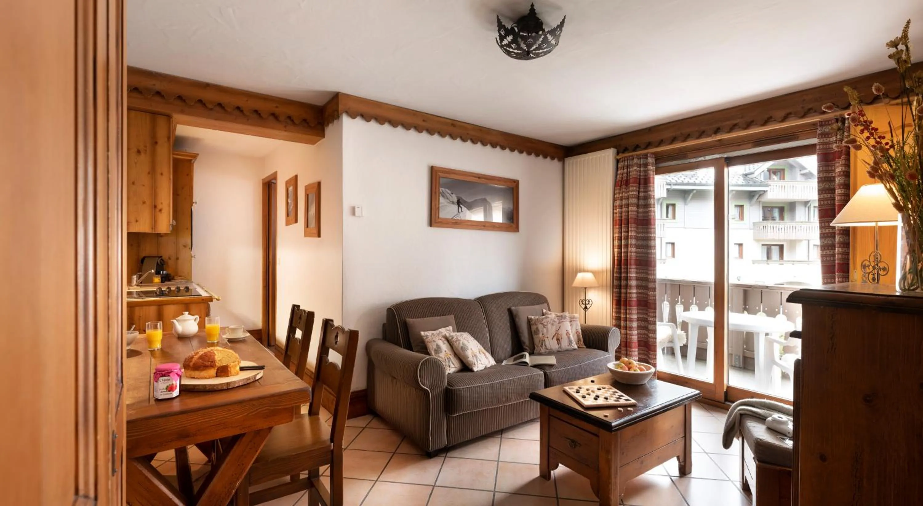 Living room in Résidence Pierre & Vacances Premium La Ginabelle