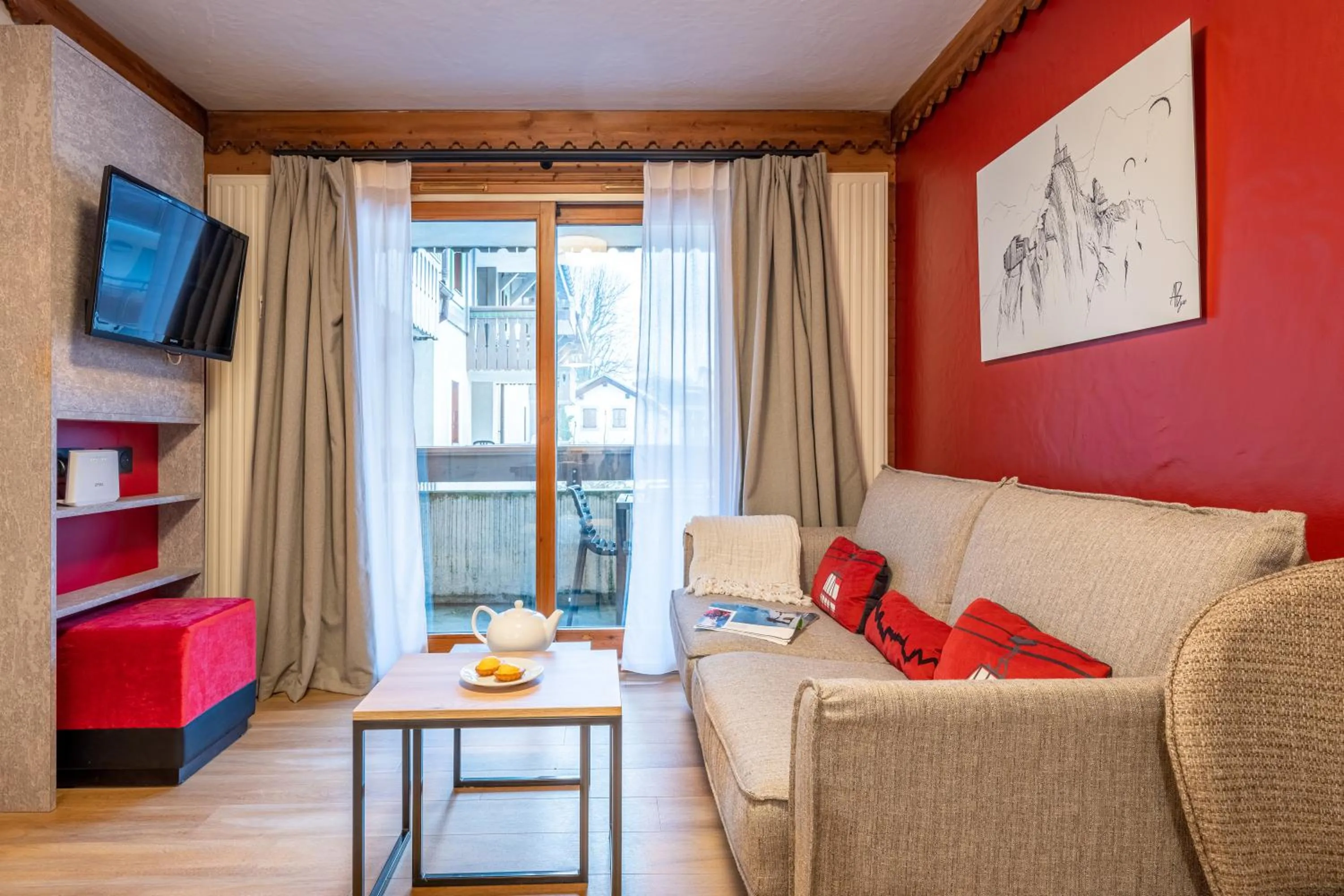 TV and multimedia in Résidence Pierre & Vacances Premium La Ginabelle