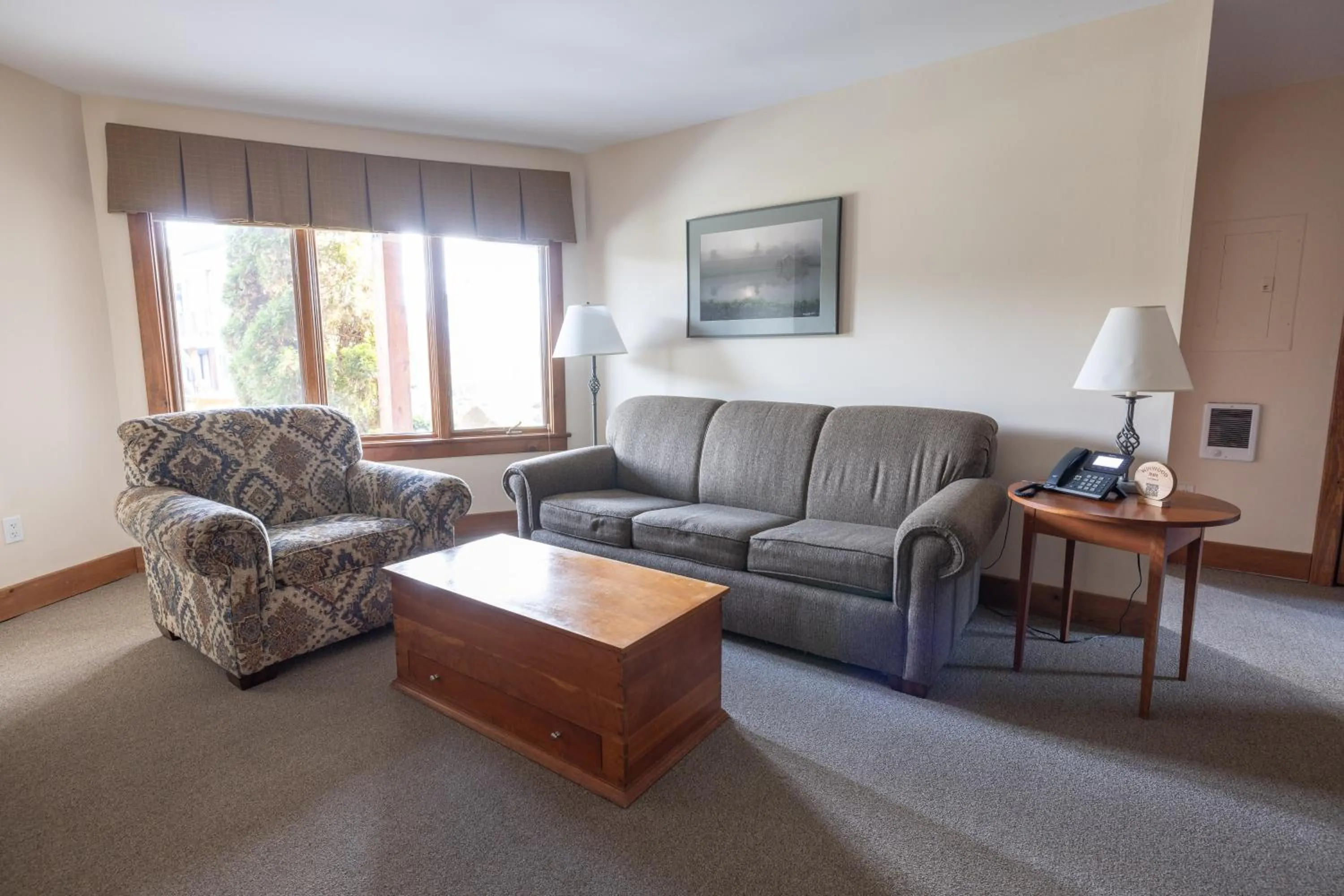 Living room in Winwood Condominiums by Windham Mountain Club