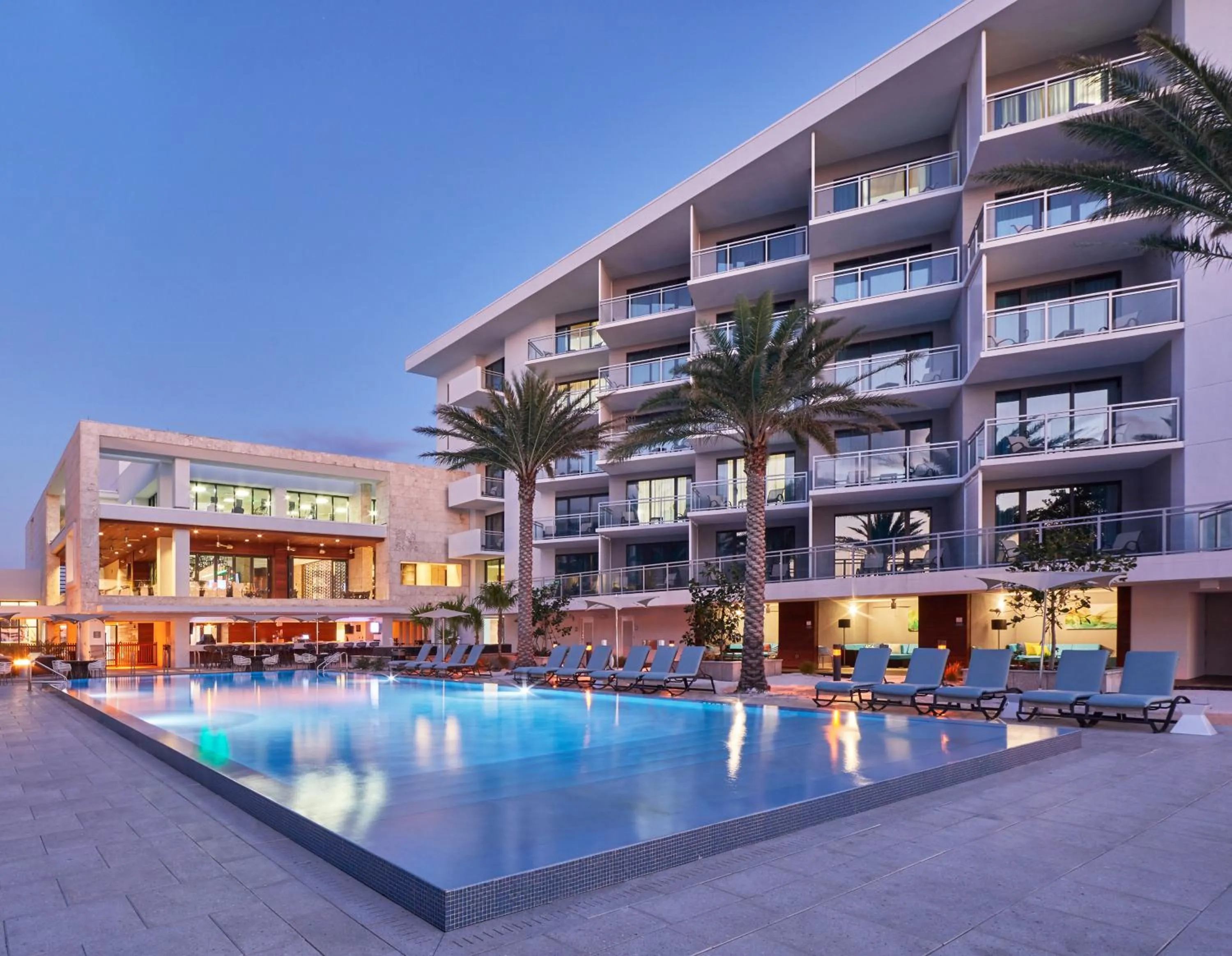 Property building in Zota Beach Resort