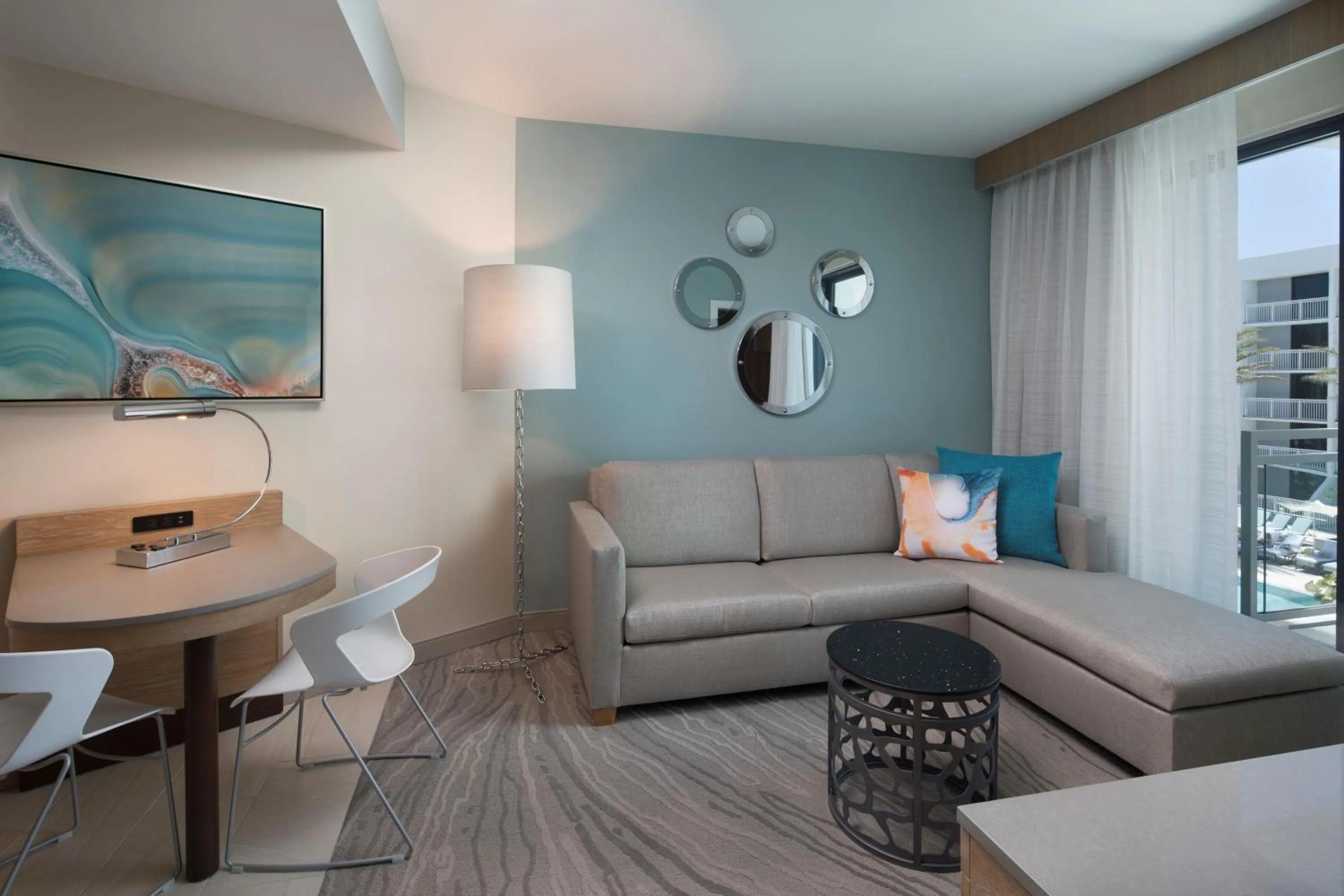 Living room in Zota Beach Resort