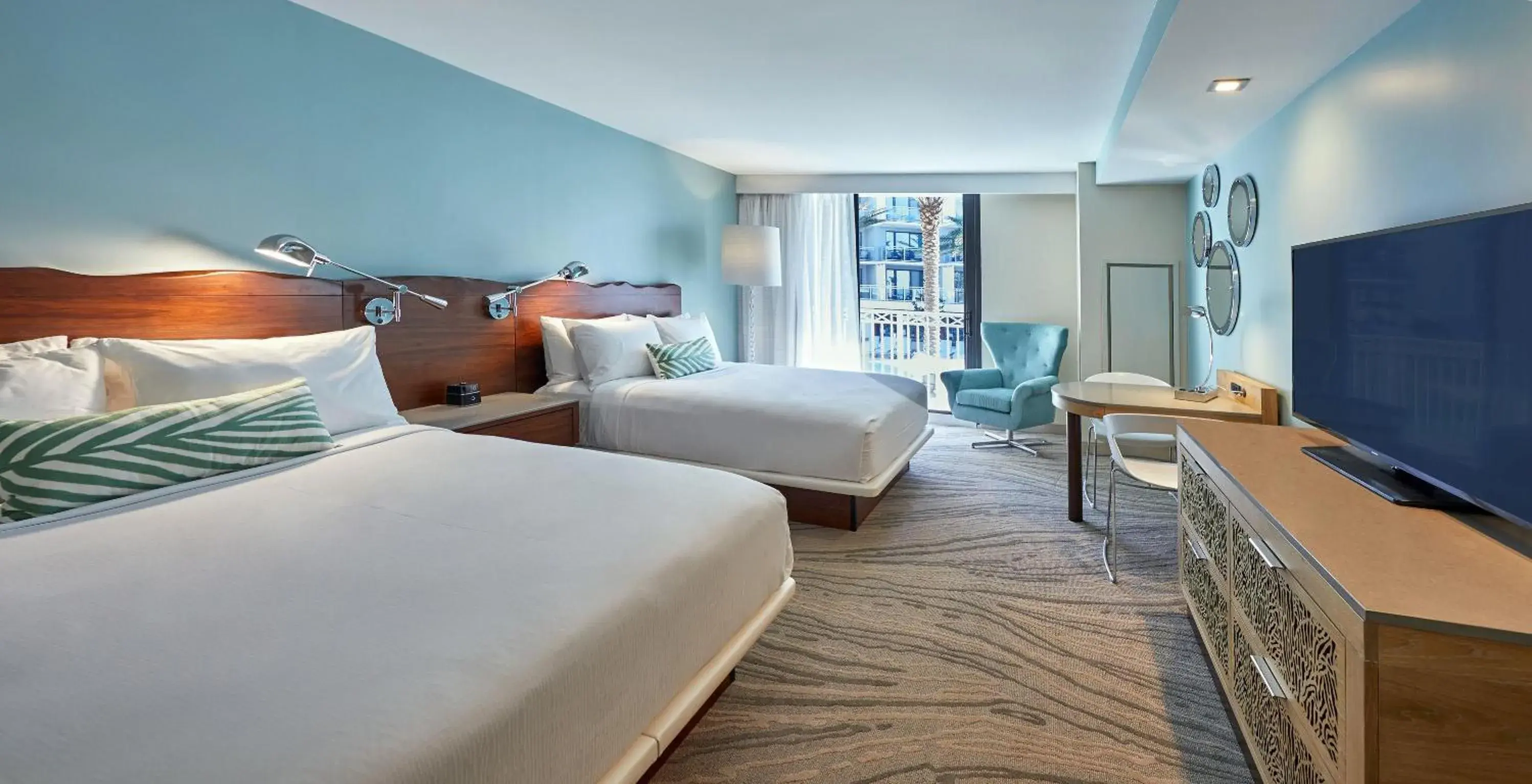 Queen Room with Pool View in Zota Beach Resort Queen Room with Pool View in Zota Beach Resort