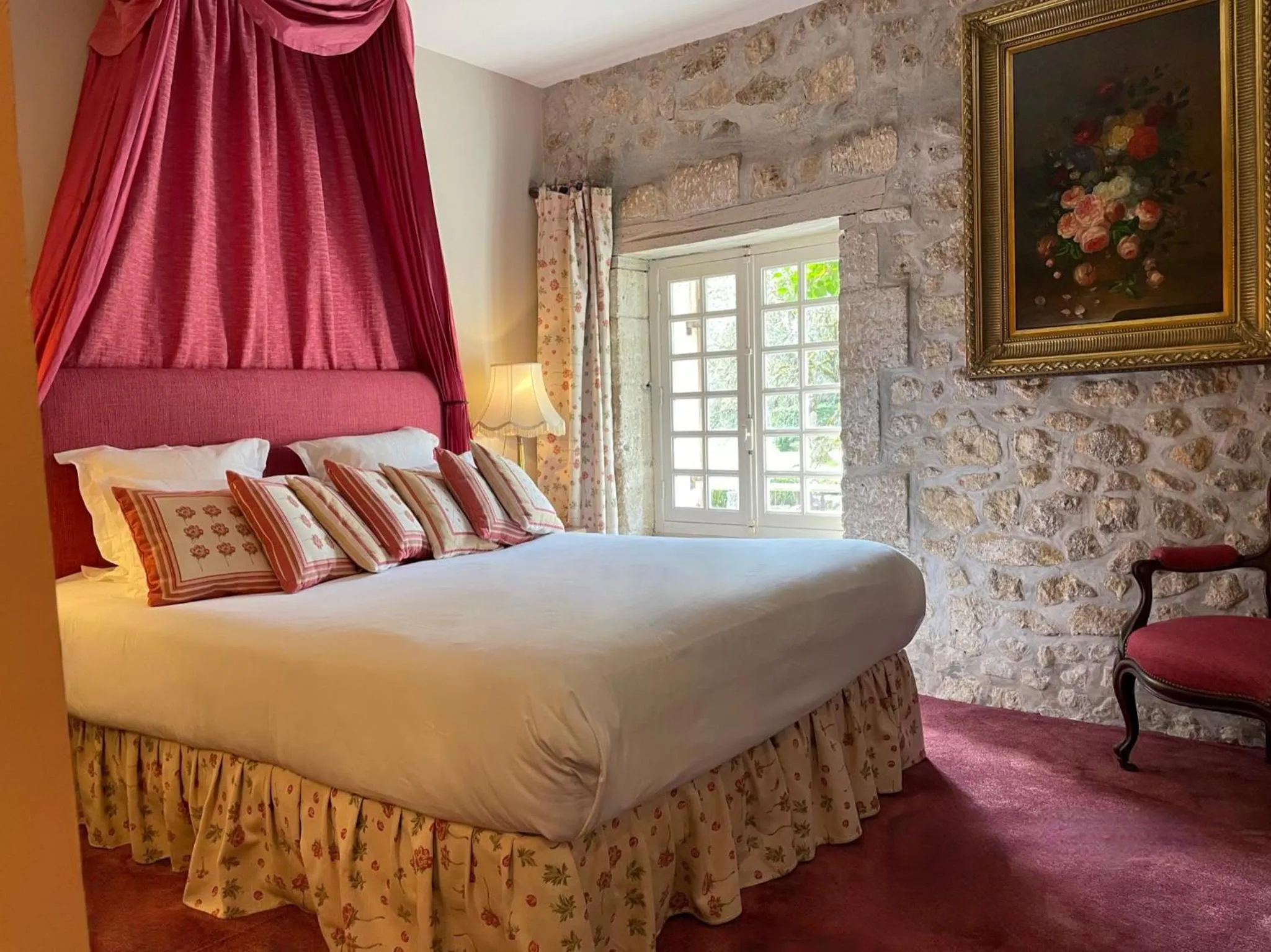 Bedroom, Bed in Le Moulin du Roc