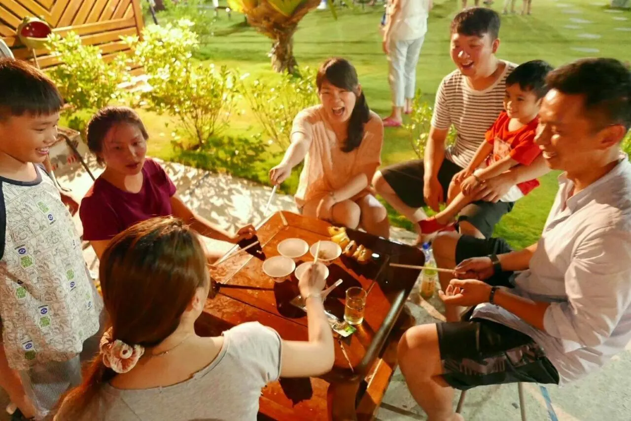 People in Stone Home Bed and Breakfast