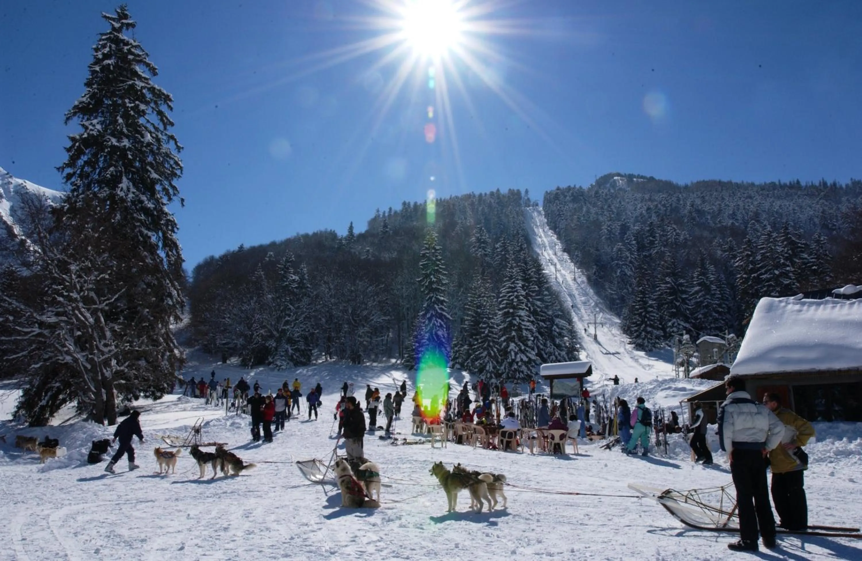 Skiing in Logis Hôtel Le Central