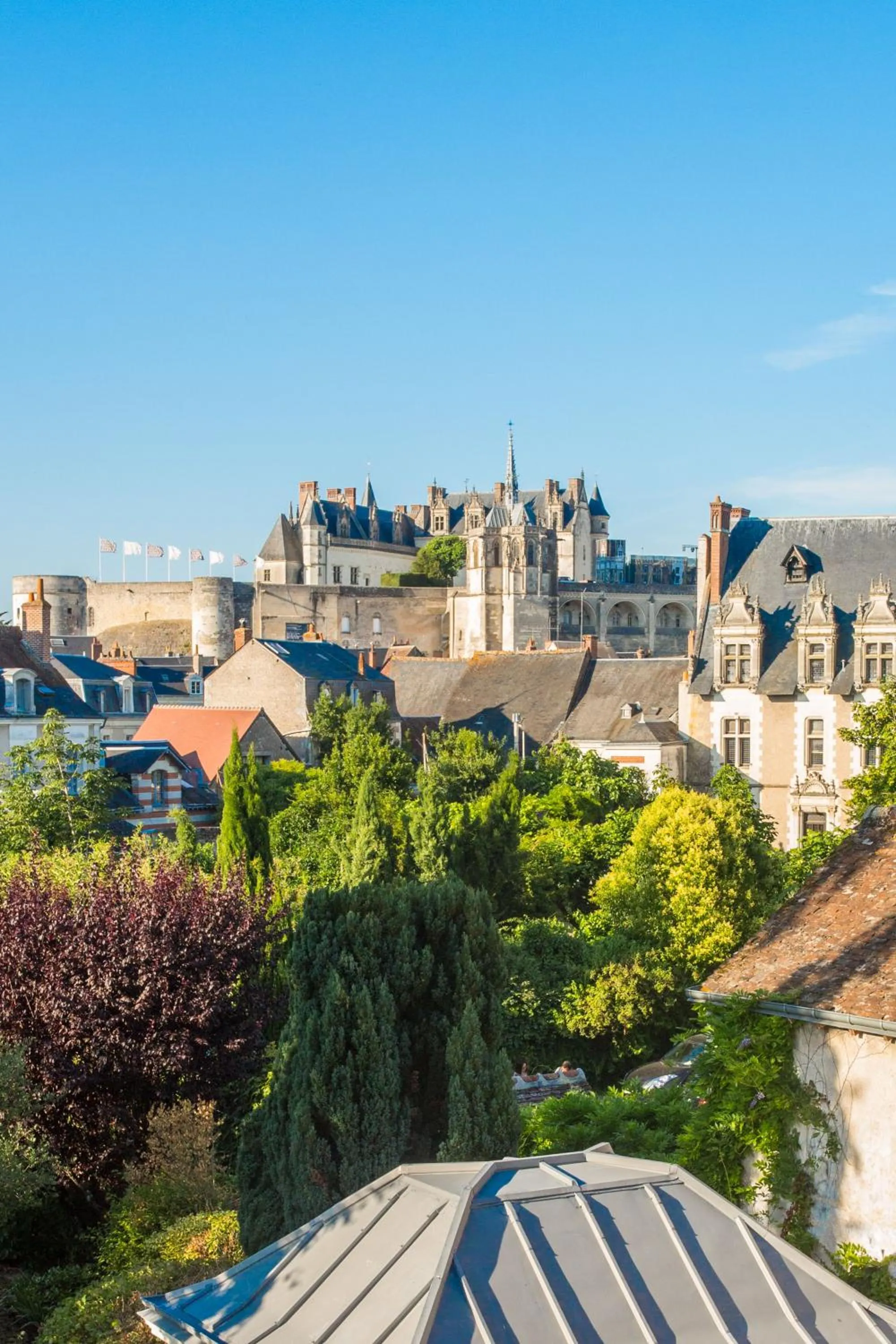 City view in Hôtel Spa - Au Charme Rabelaisien