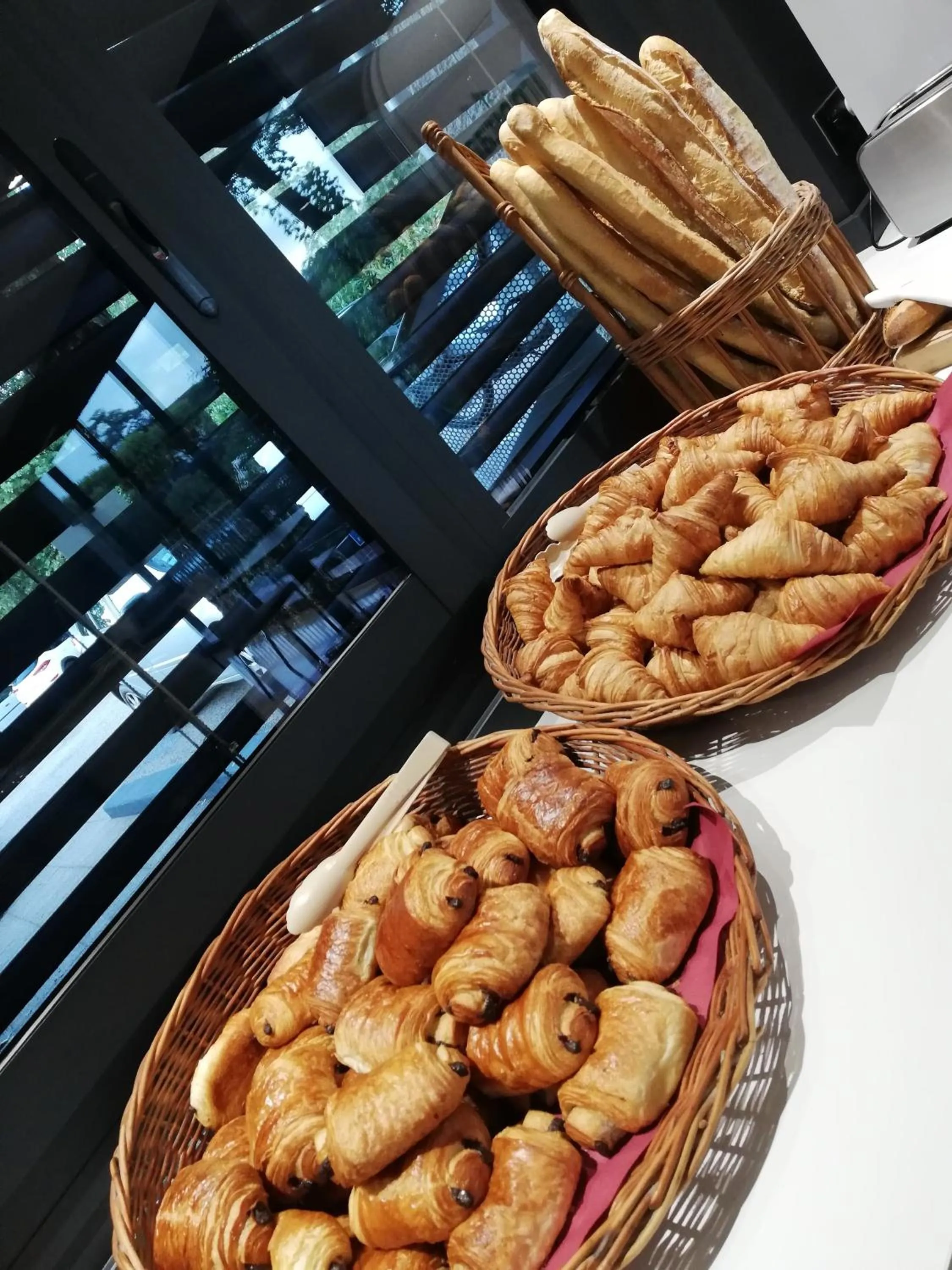 Buffet breakfast in La Chartreuse Logis Hotel Restaurant