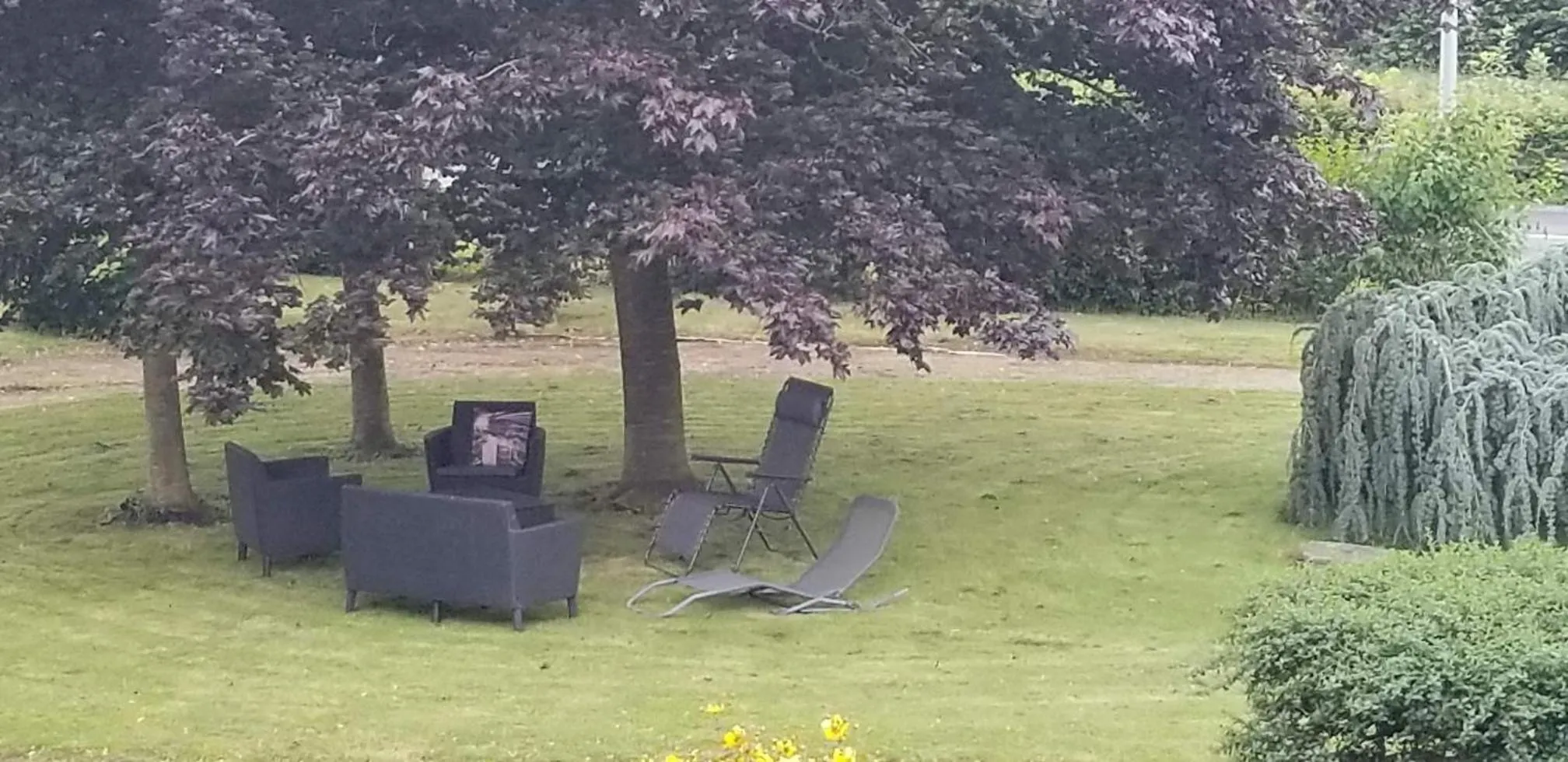 Garden in Les Dineux Village