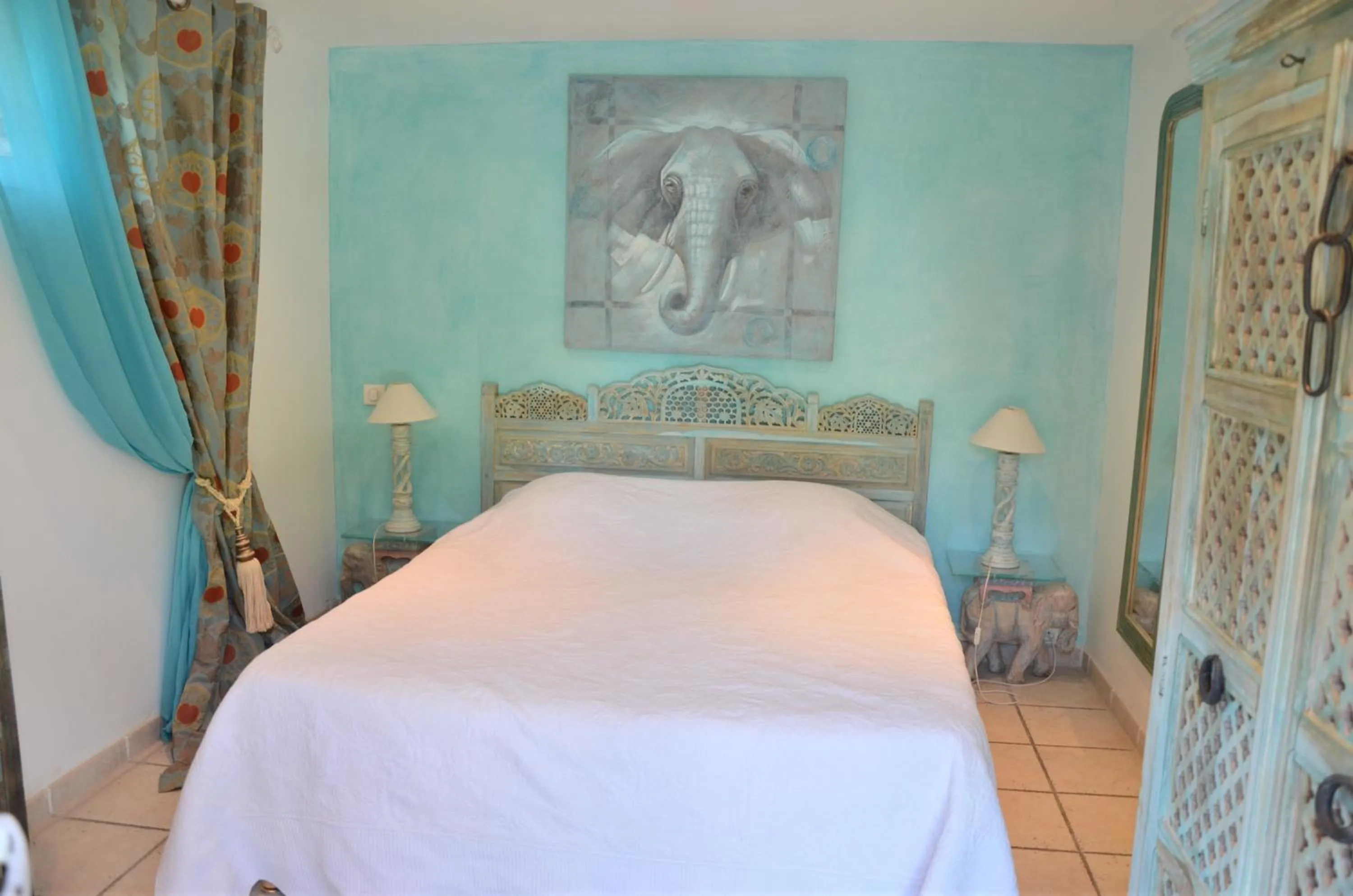 Bed in Hotel Villa Des Anges