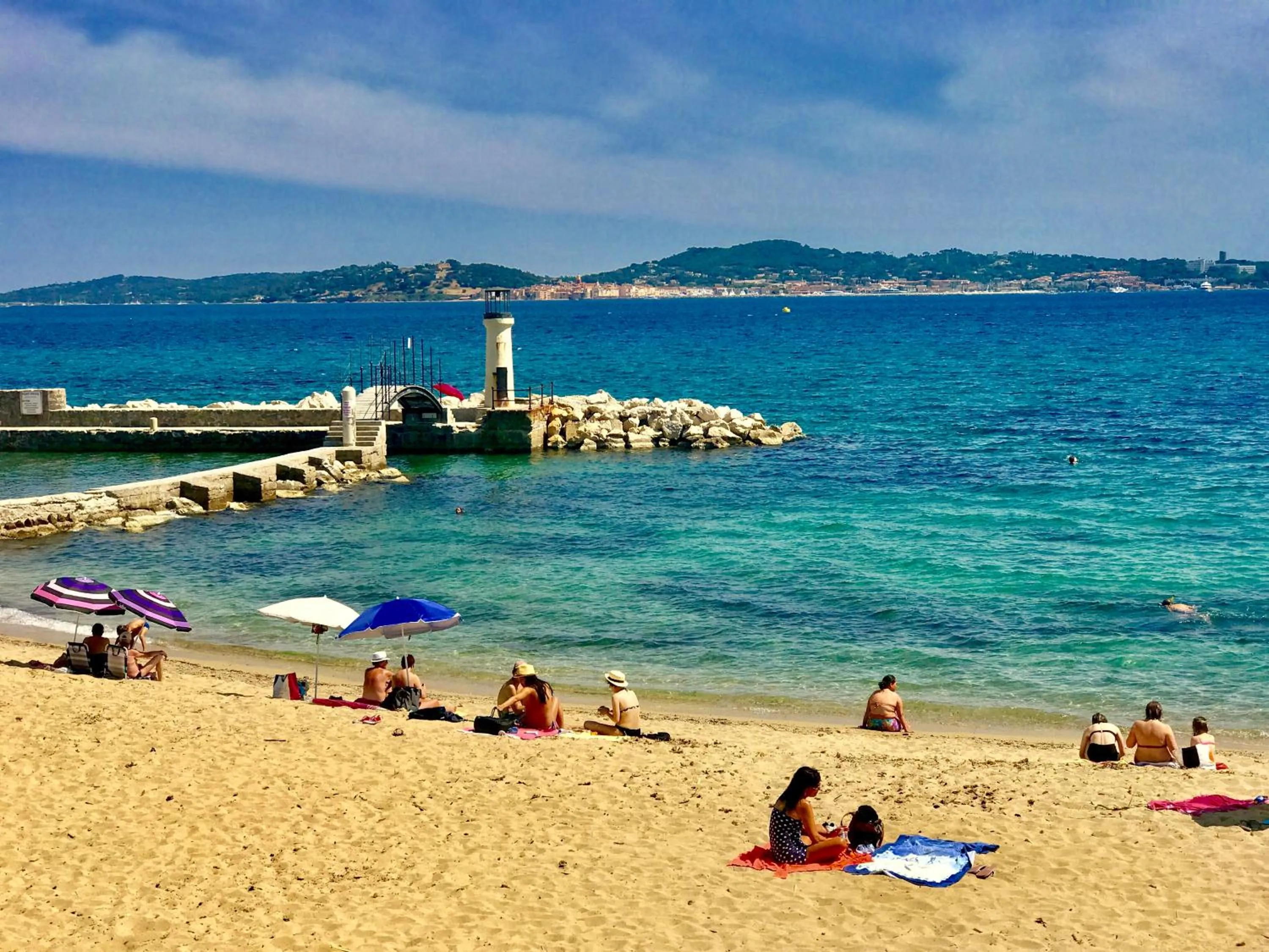 Beach in Hotel Villa Des Anges