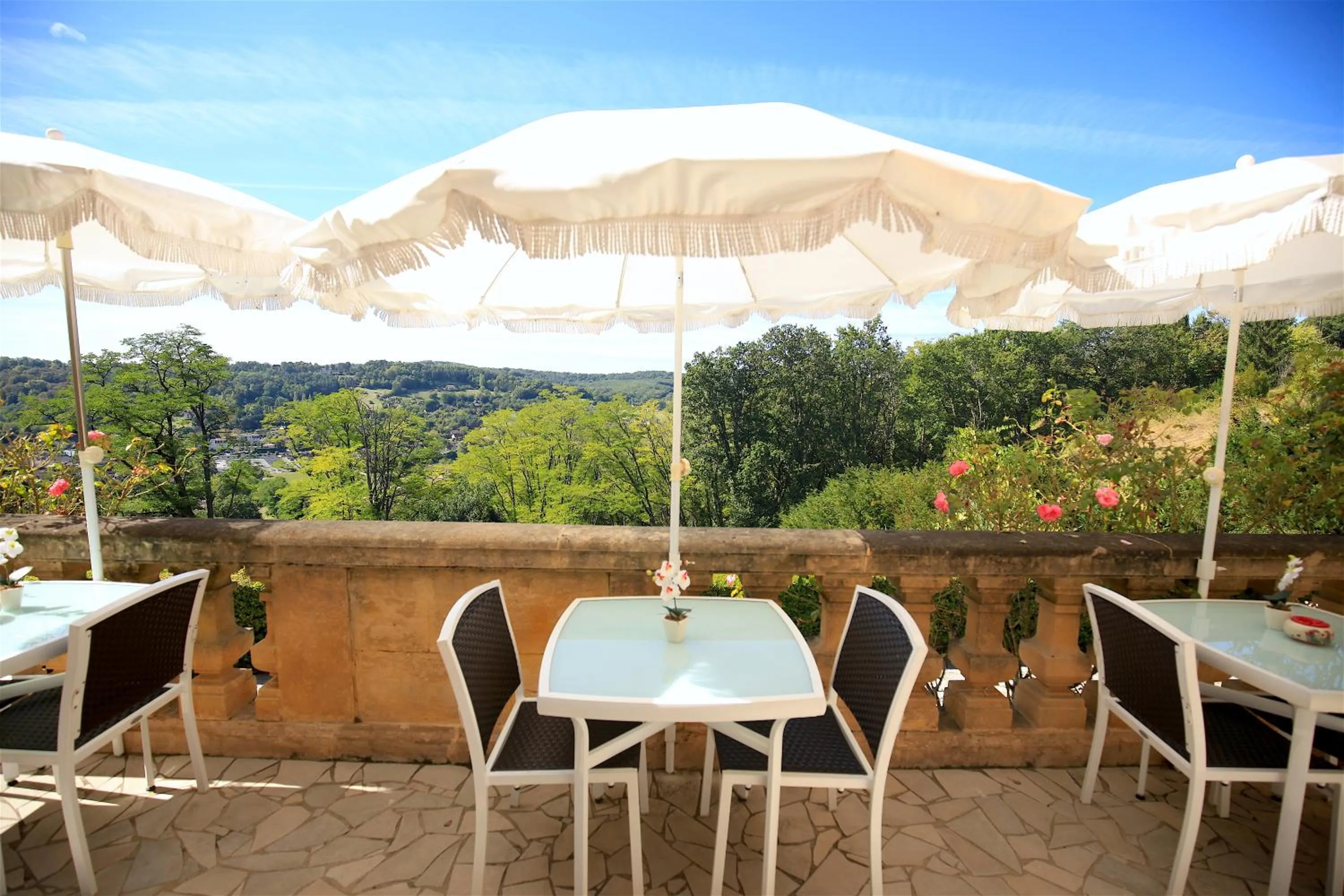 Patio in Hotel de la Pagézie
