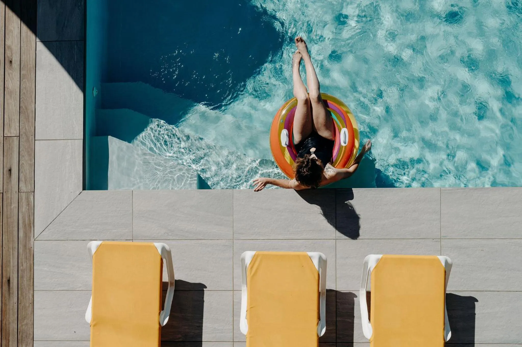 Swimming pool in Hôtel Le Christania