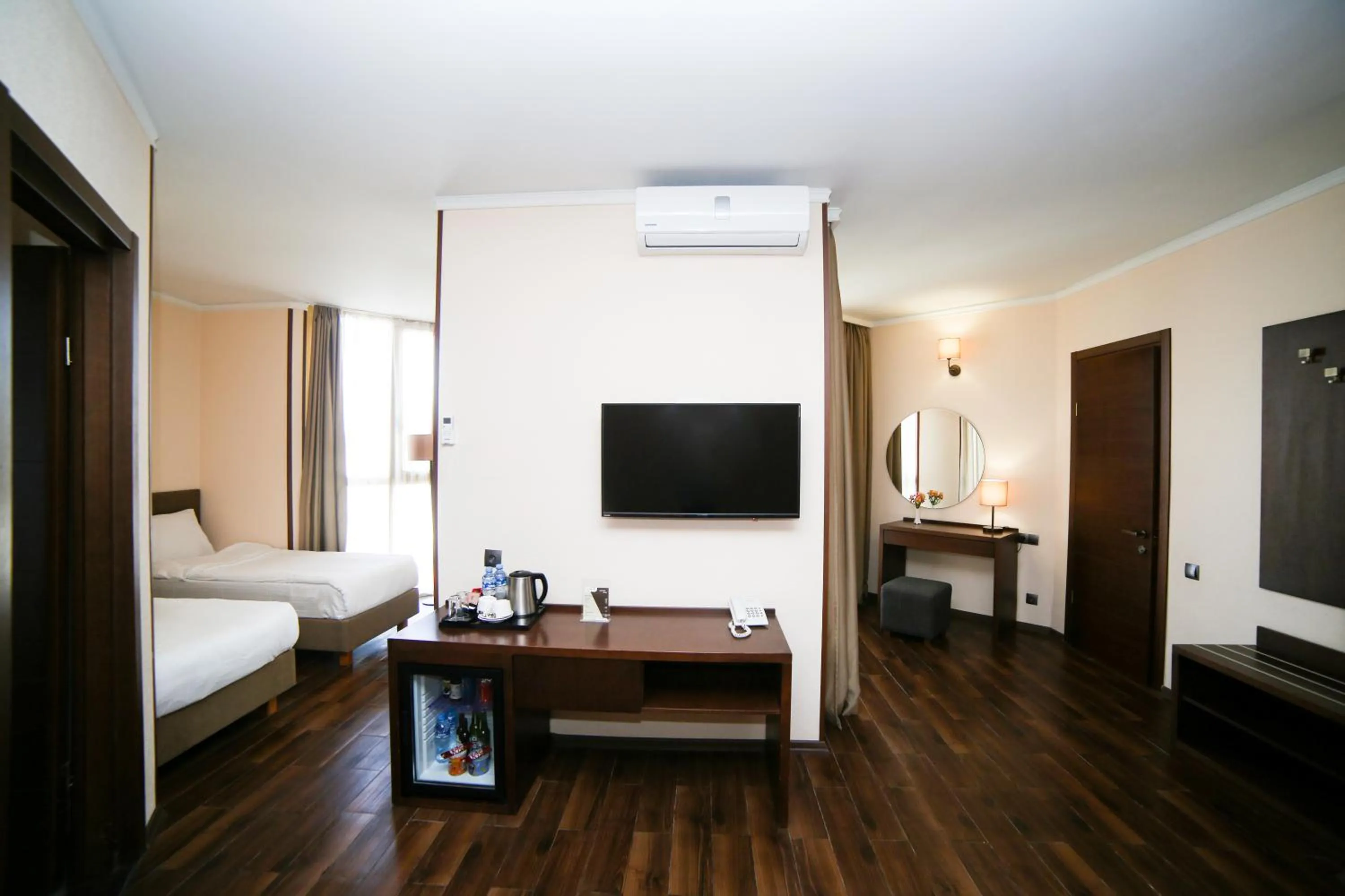 Bed in Hotel Corner Inn