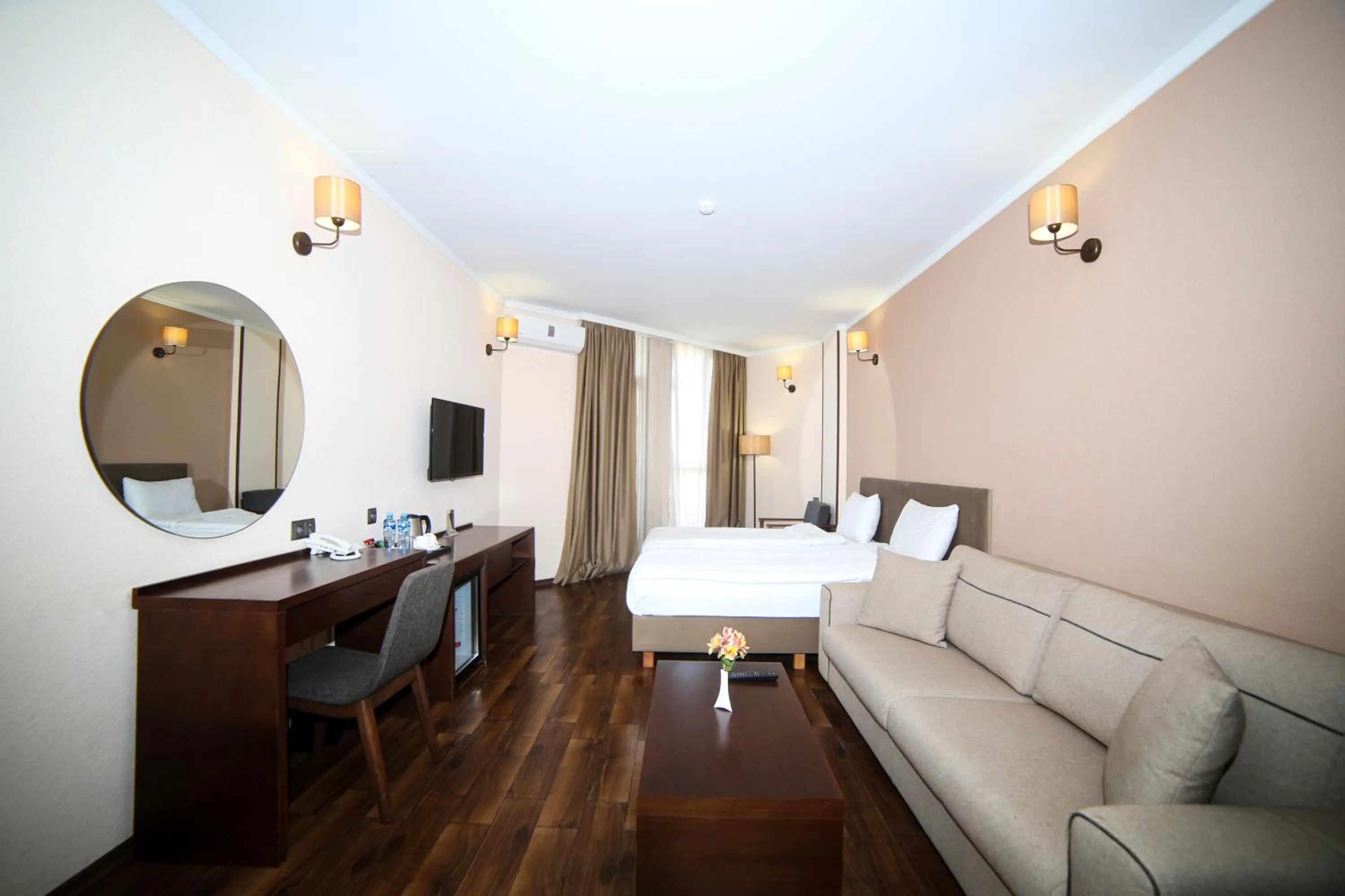 Bed in Hotel Corner Inn