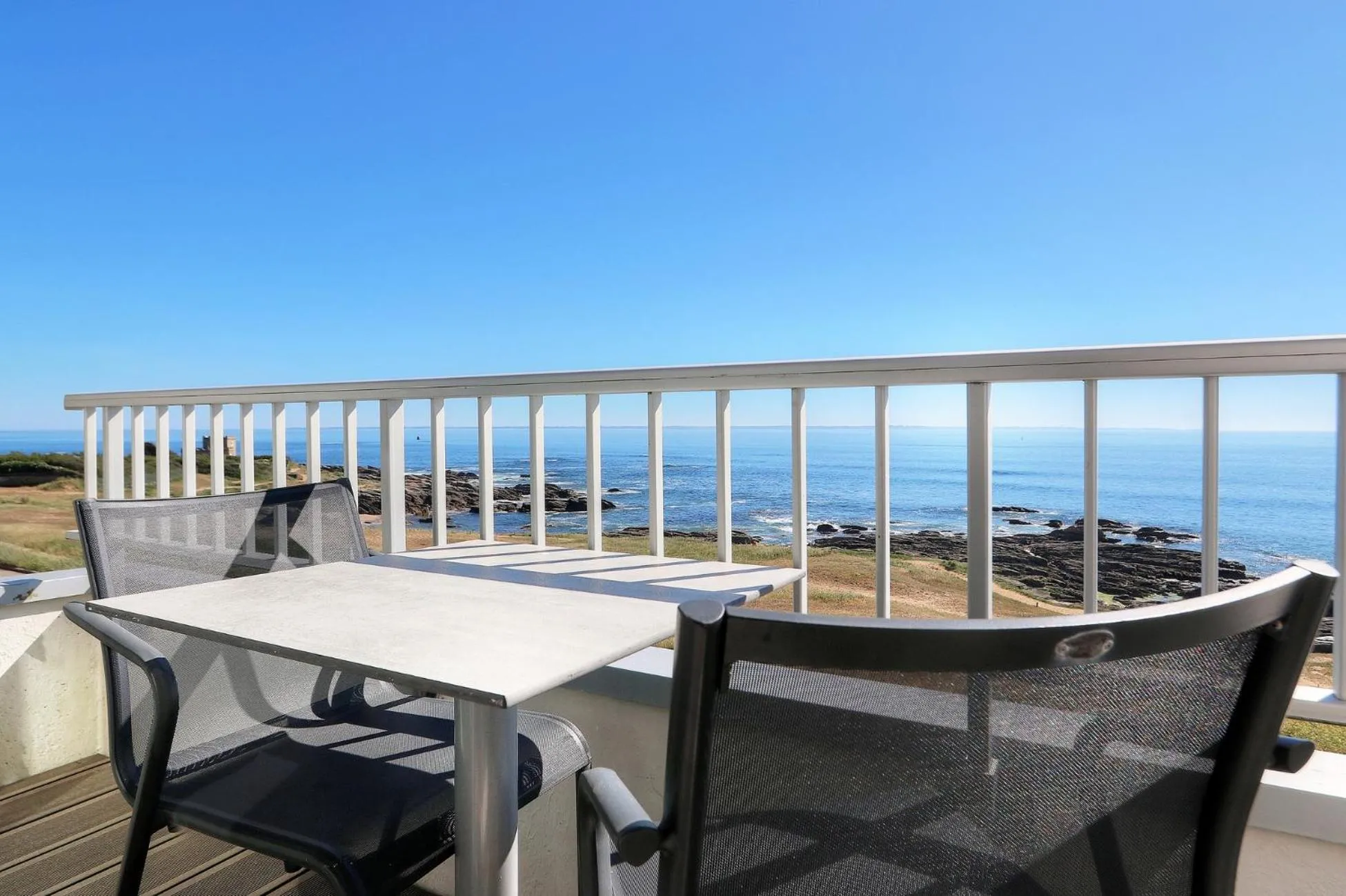 Balcony/Terrace in Hôtel La Petite Sirène Quiberon