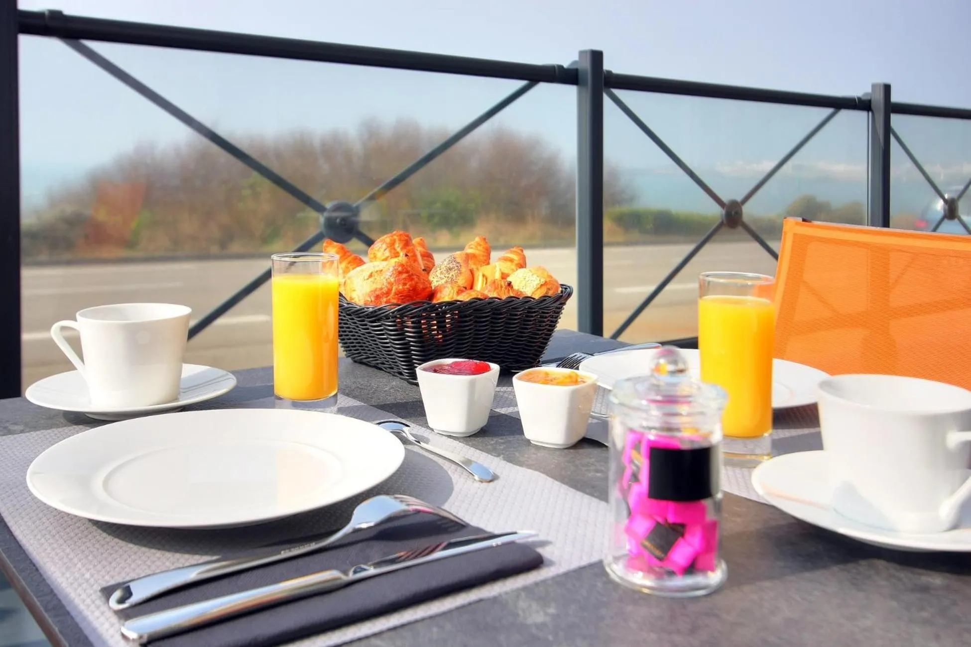 Balcony/Terrace in Hôtel La Petite Sirène Quiberon