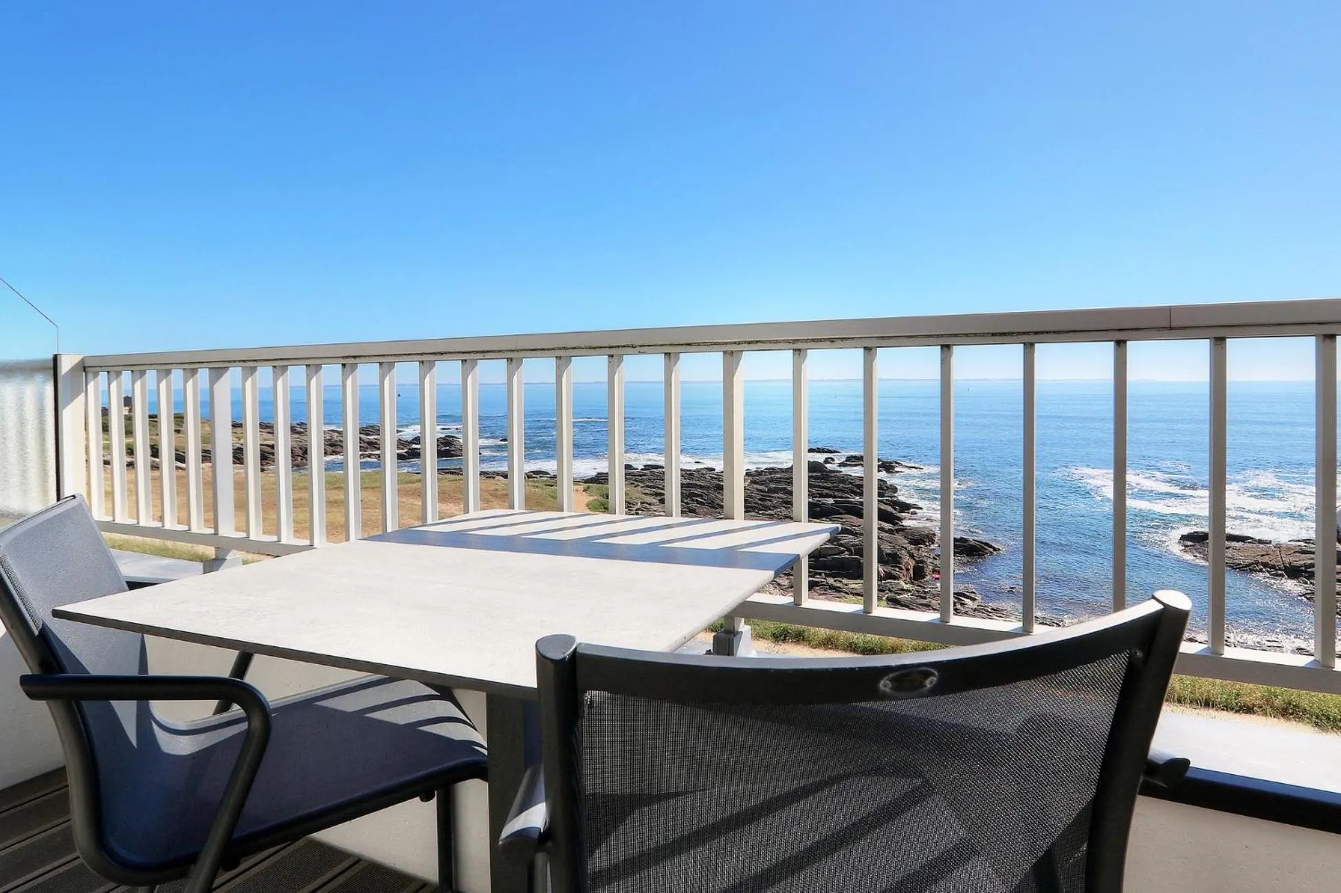 Balcony/Terrace in Hôtel La Petite Sirène Quiberon