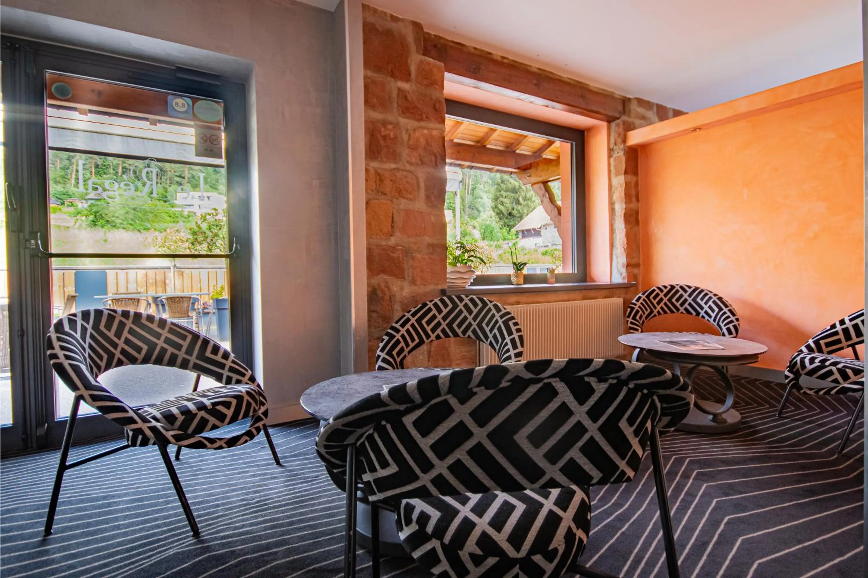 Living room in Hôtel Restaurant Le Régal