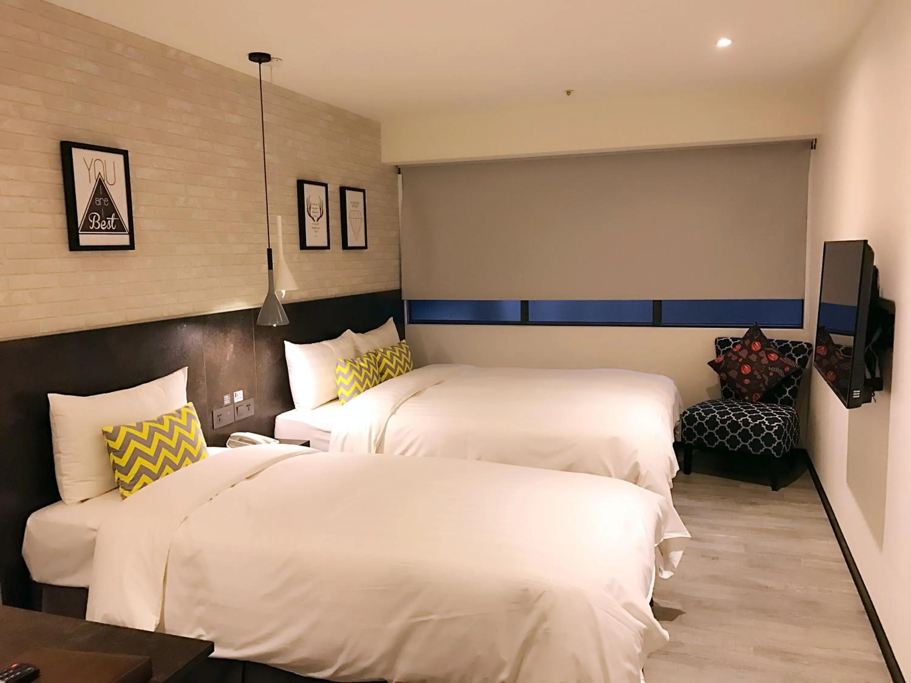 Bed in Goldinn Hotel