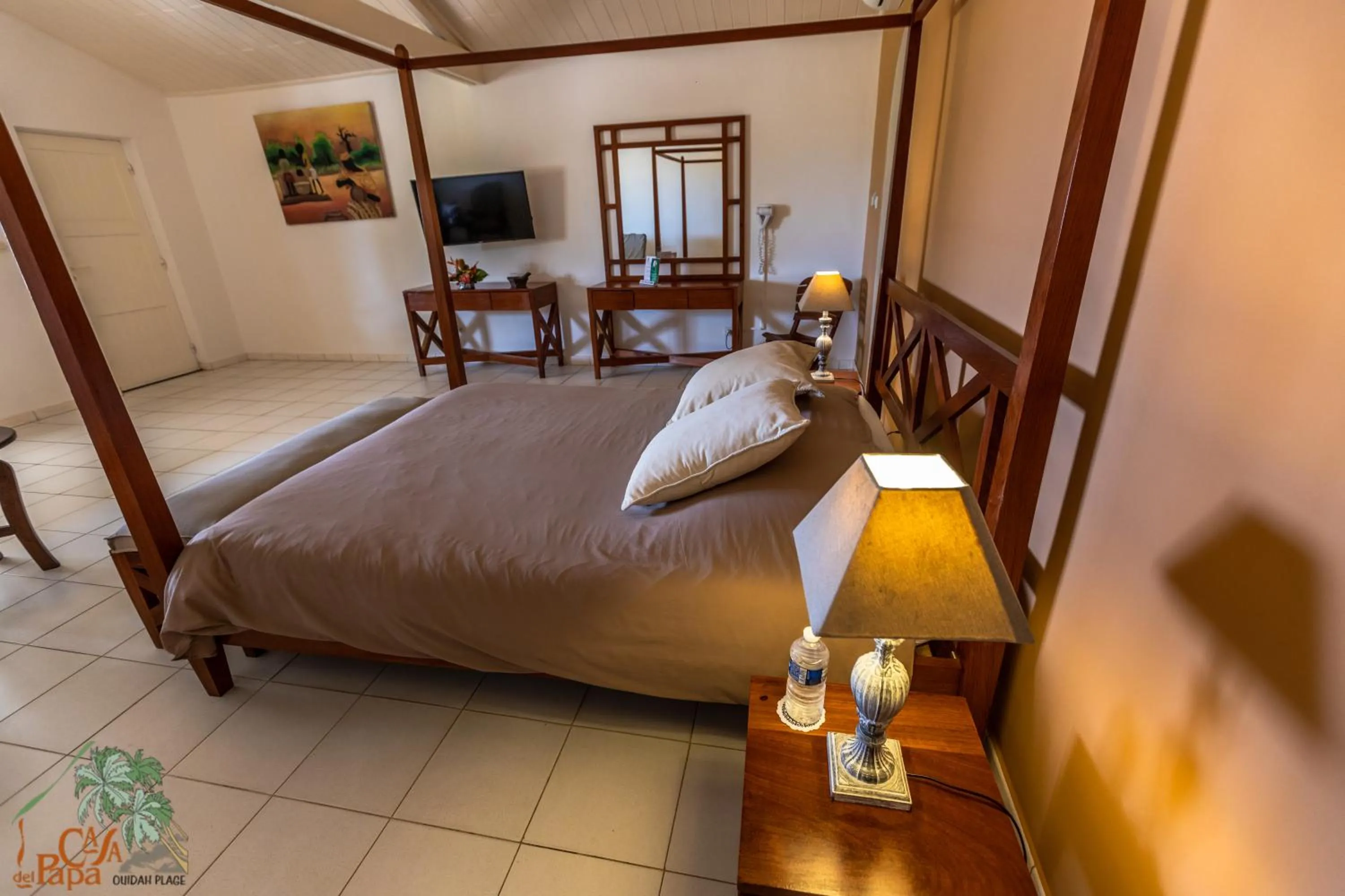 Bed in Casa Del Papa Resort & SPA