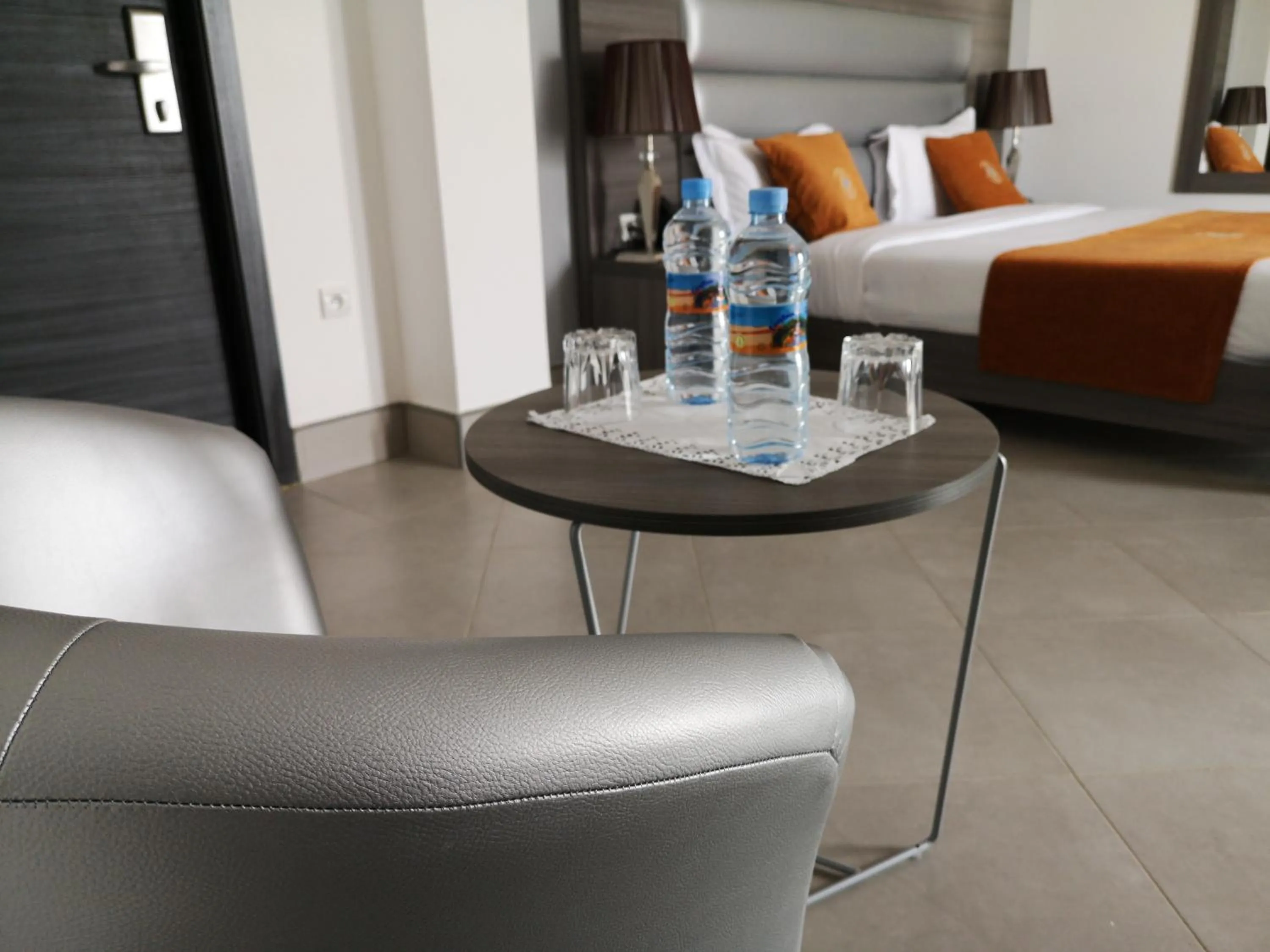 Bed in Nouakchott Hotel