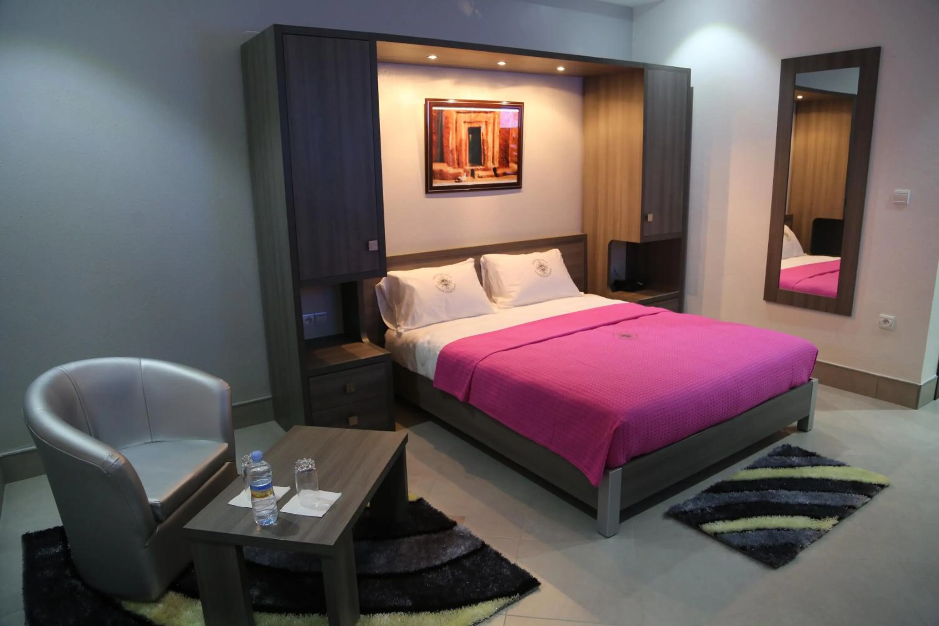 Bed in Nouakchott Hotel