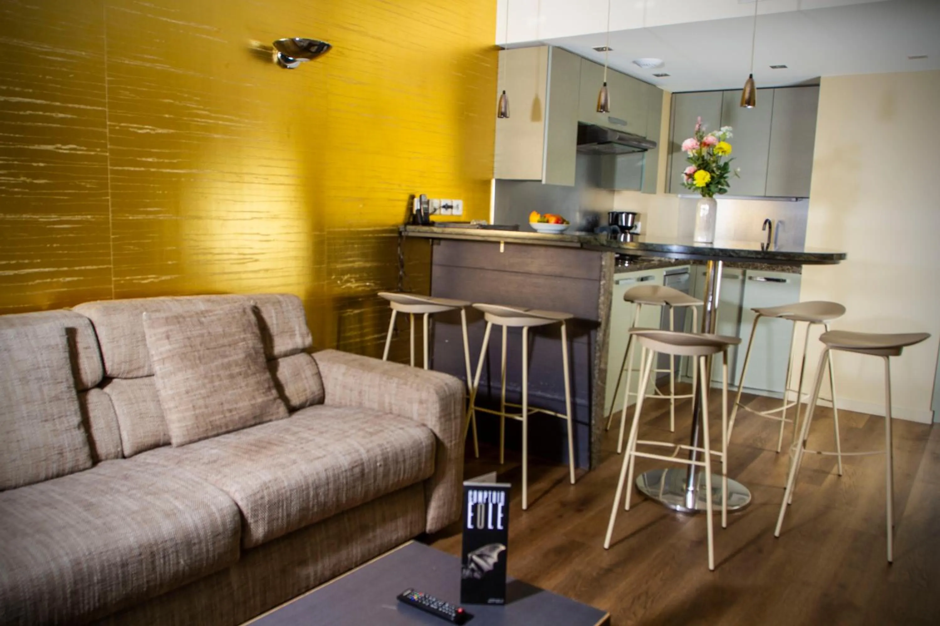 Living room in Appart Hôtel Clément Ader