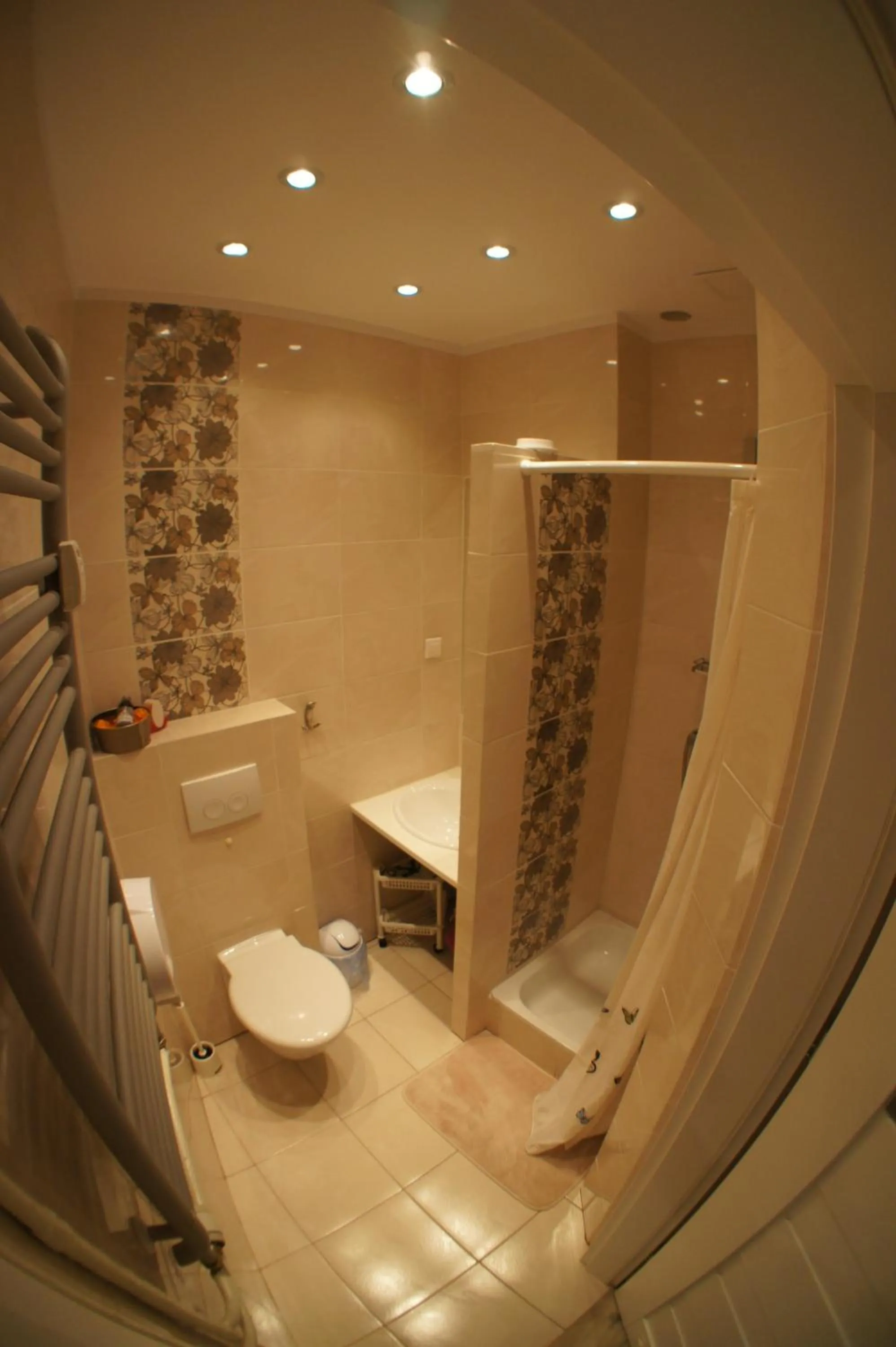 Shower in Apartament Poznań Jeżyce