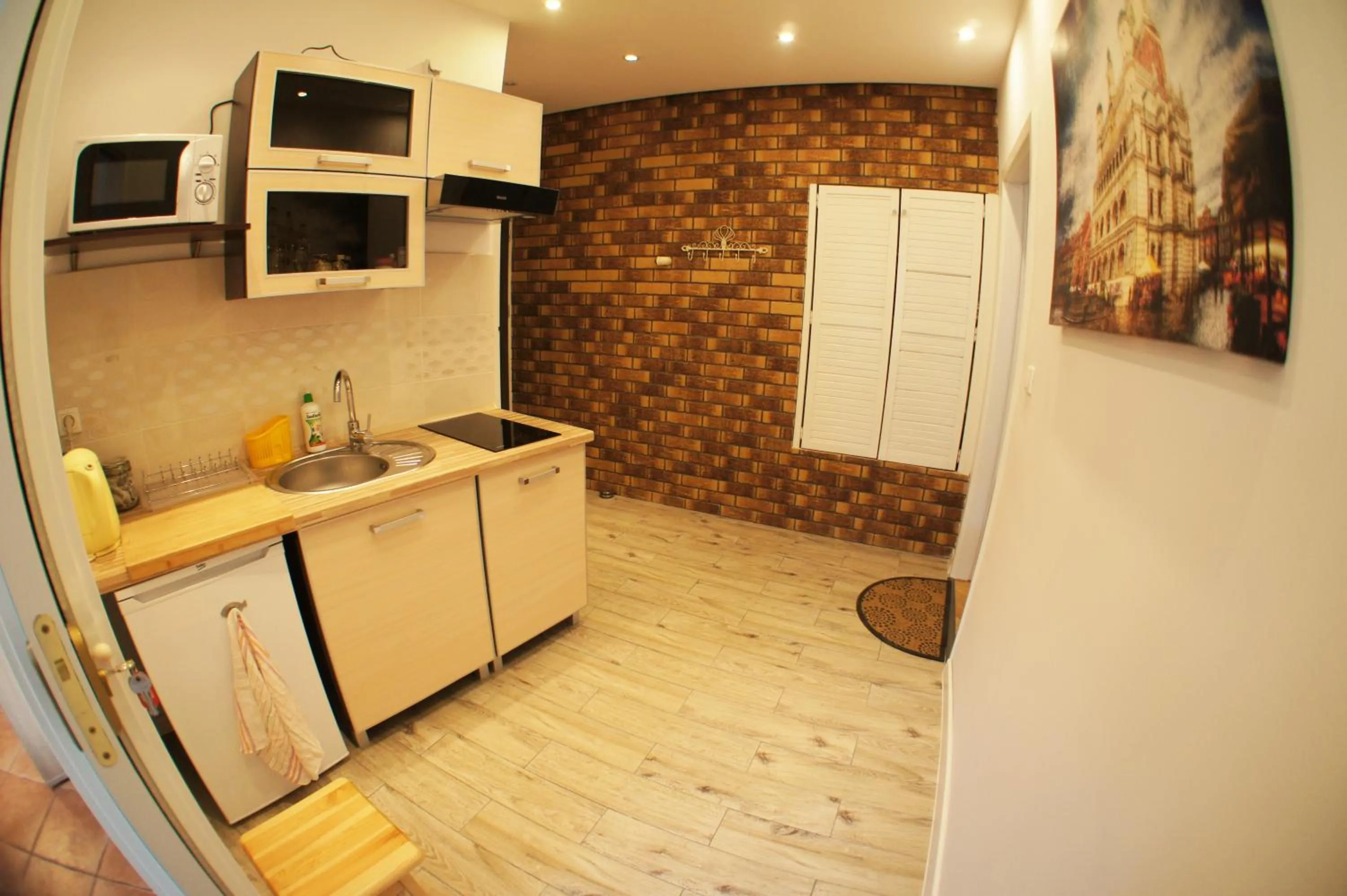 Kitchen or kitchenette in Apartament Poznań Jeżyce