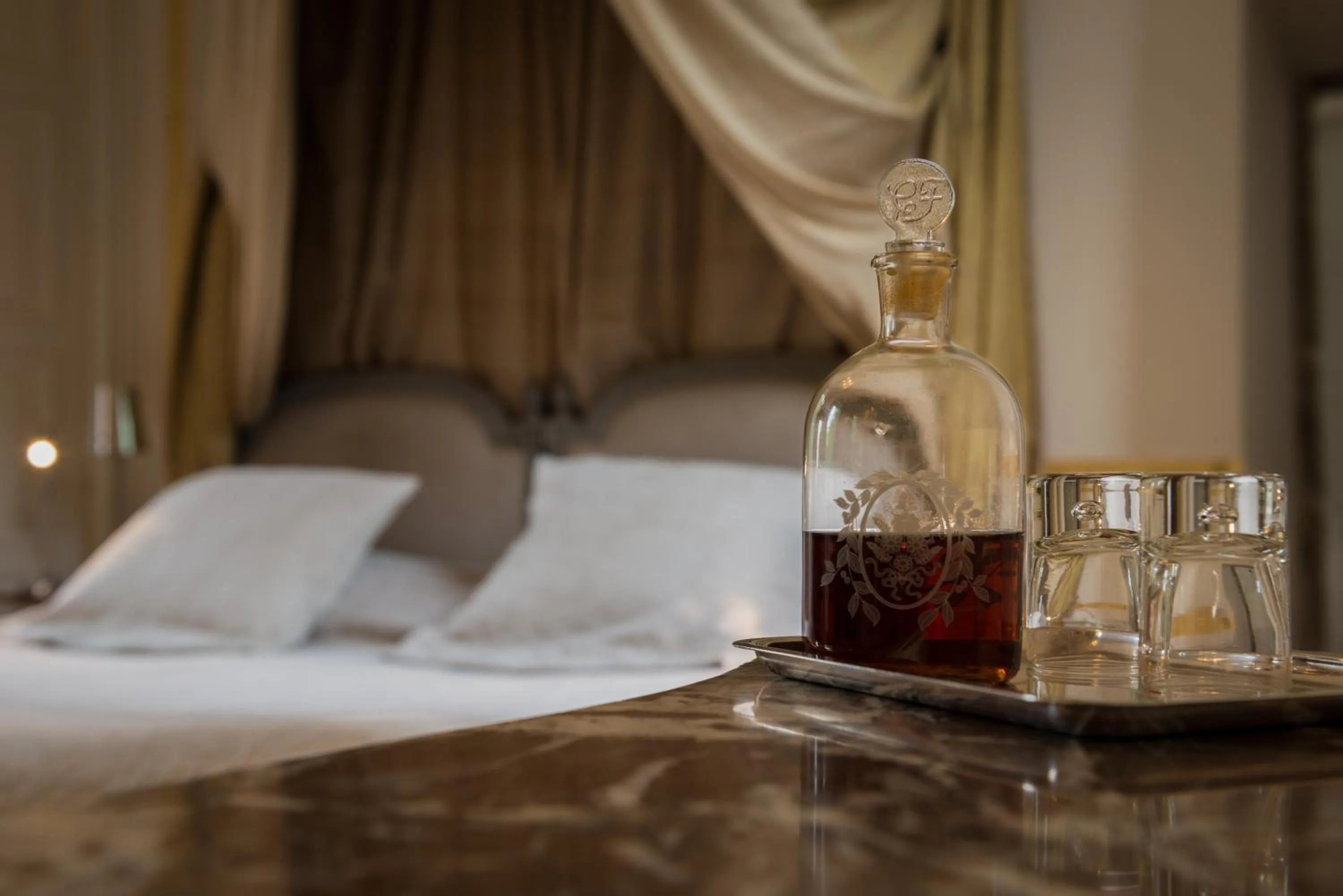 Bed in Château de Saint Paterne