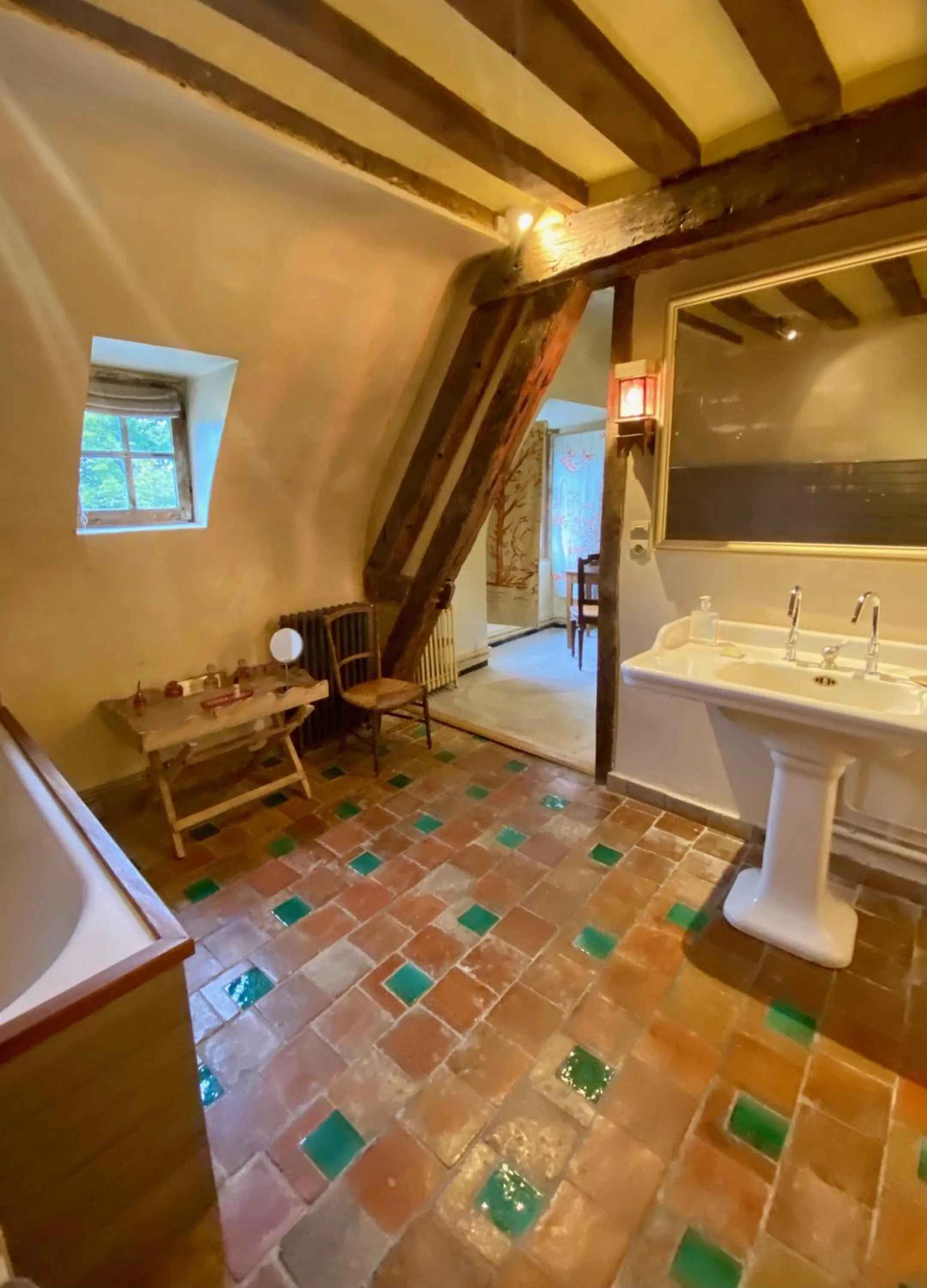 Bathroom in Château de Saint Paterne